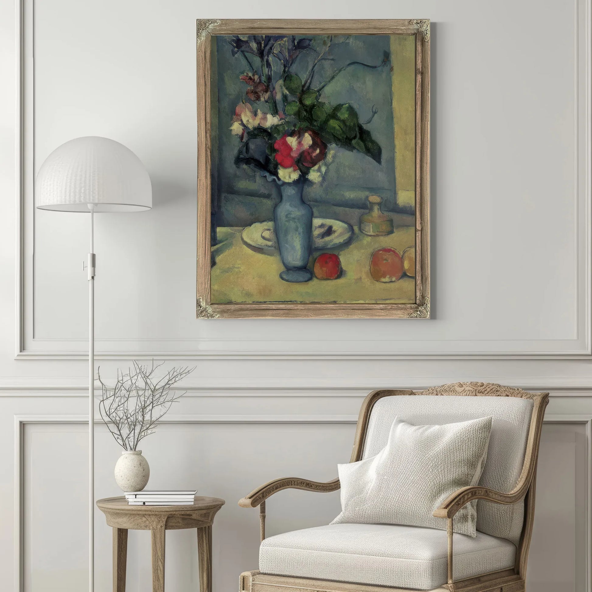 The Blue Vase 1 By Paul Cezanne Fine Art Print