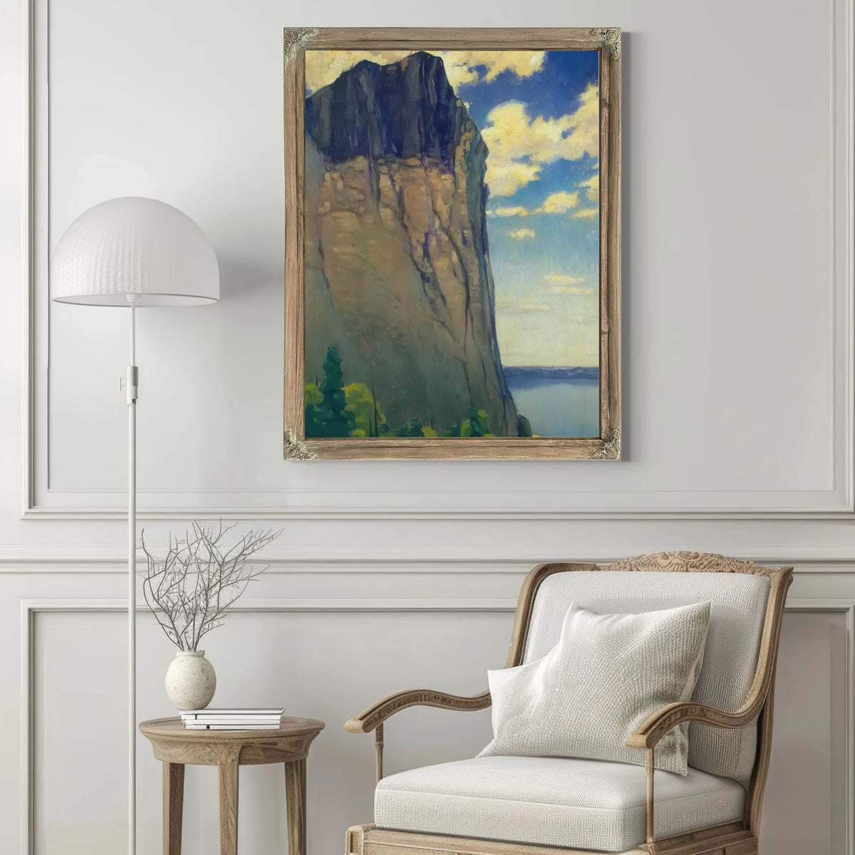 Where The Eagles Soar By Frank Johnston Fine Art Print