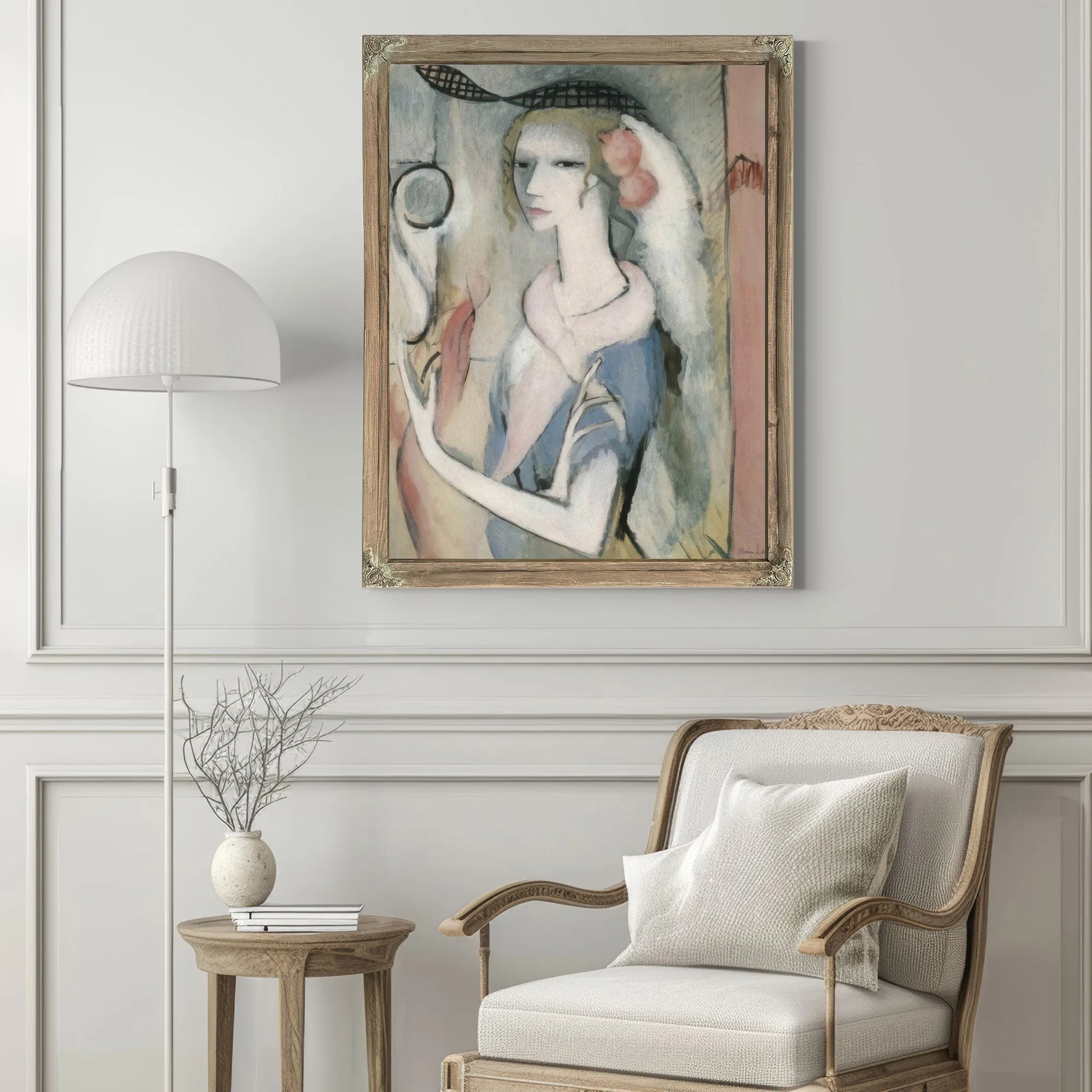 Femme Debout A La Capeline 1913 By Marie Laurencin Fine Art Print