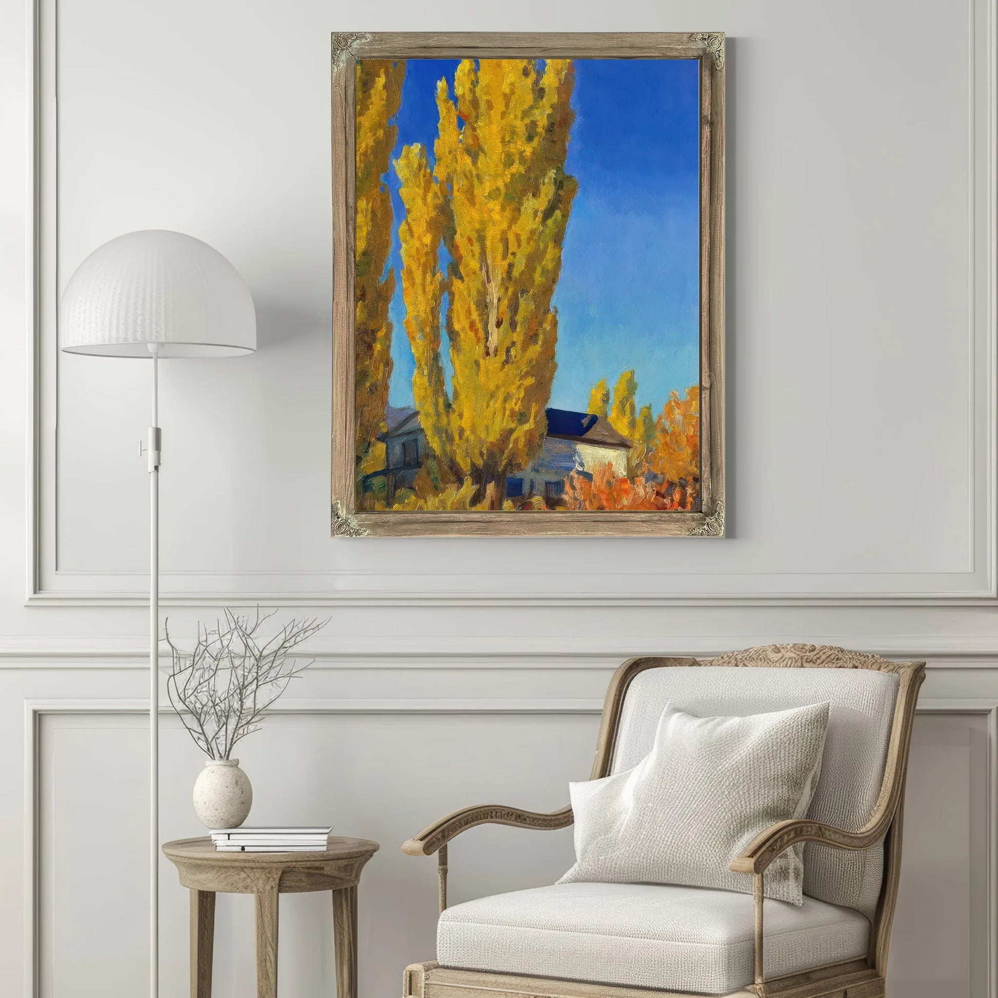 Poplars Of Old Carson By Maynard Dixon Fine Art Print