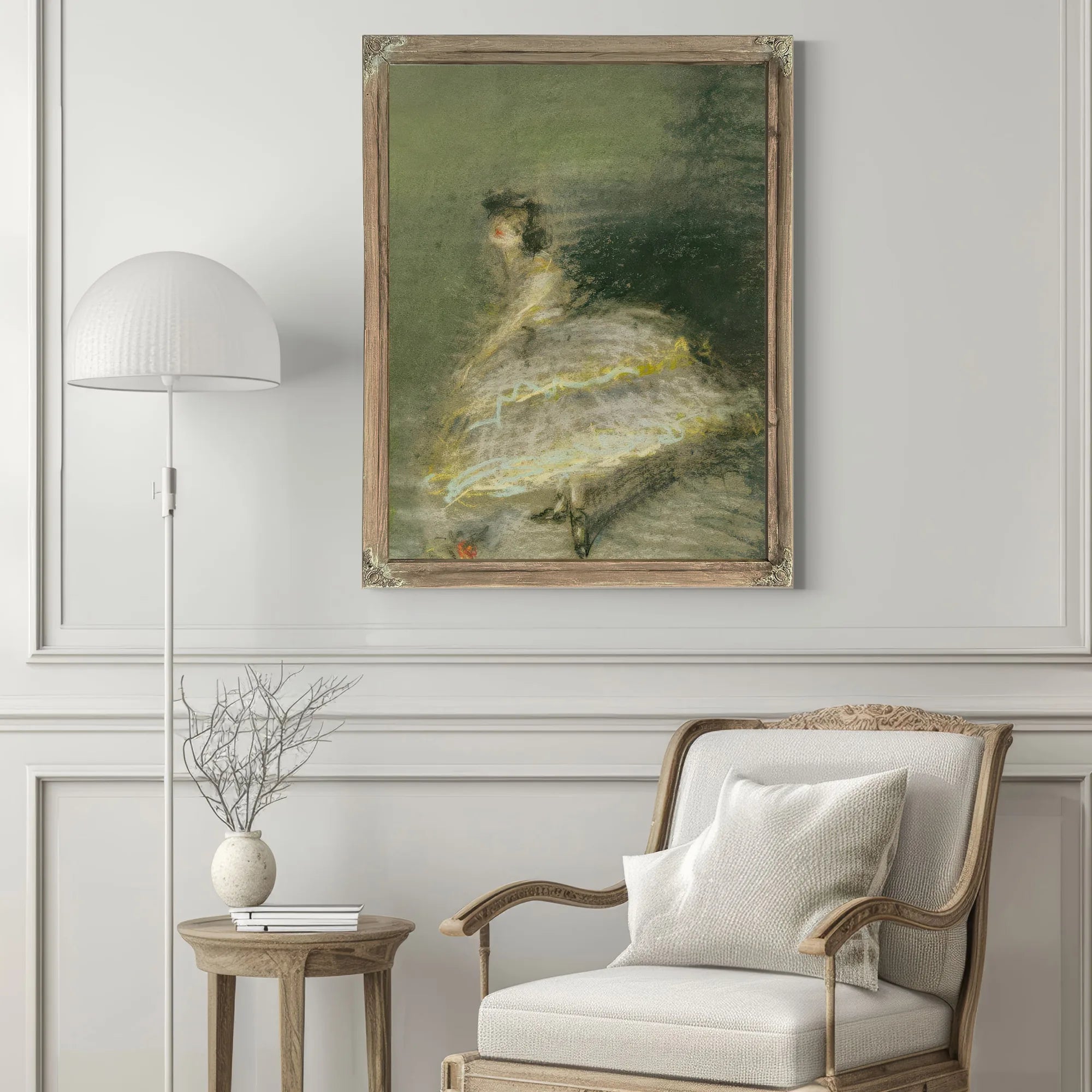 En Crinoline By Alice Pike Barney Fine Art Print