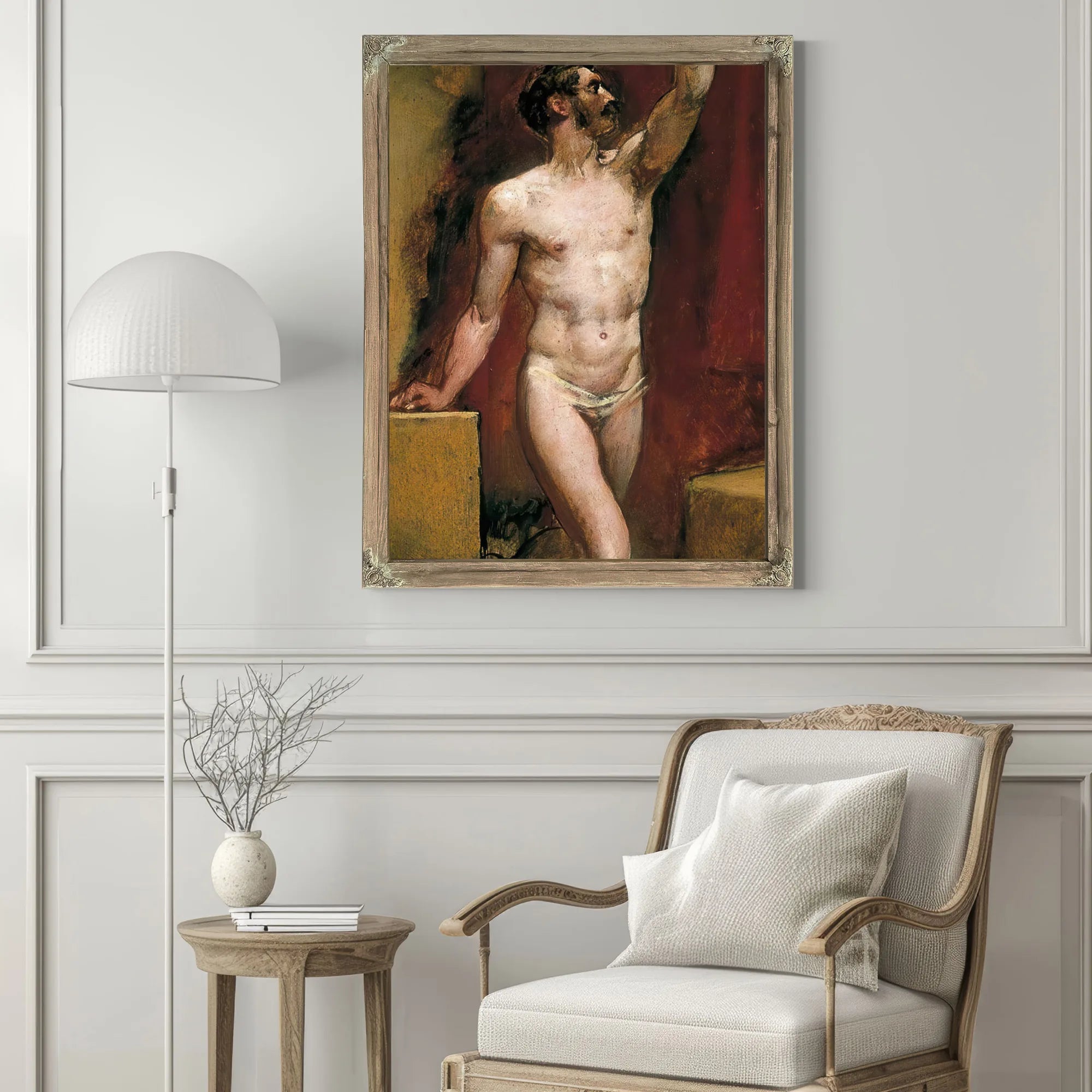 Male Nude 23 By William Etty Fine Art Print