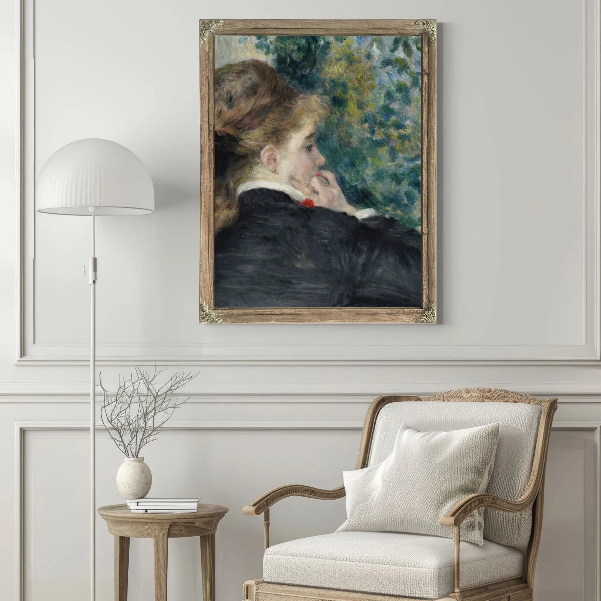 Pensive, La Songeuse Or Day Dreaming By Pierre Auguste Renoir Fine Art Print