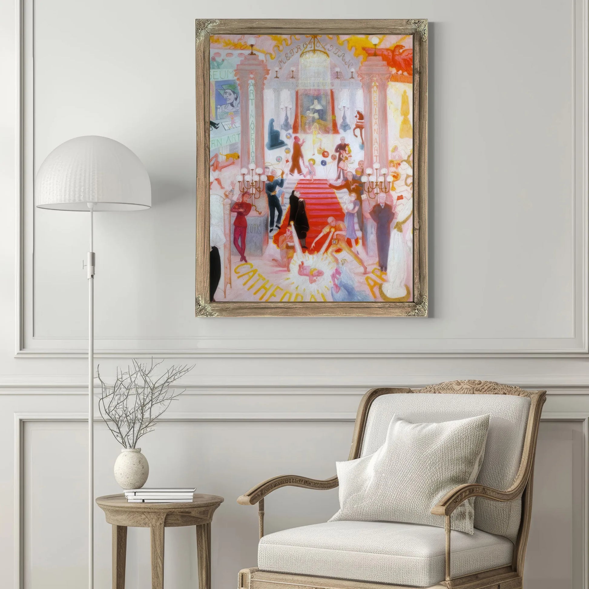 The Cathedrals Of Art Begun 1942 By Florine Stettheimer Fine Art Print