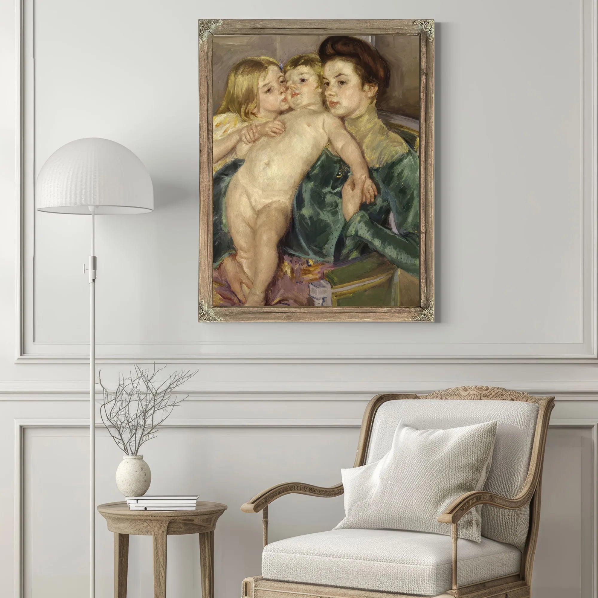 The Caress By Mary Cassatt Fine Art Print