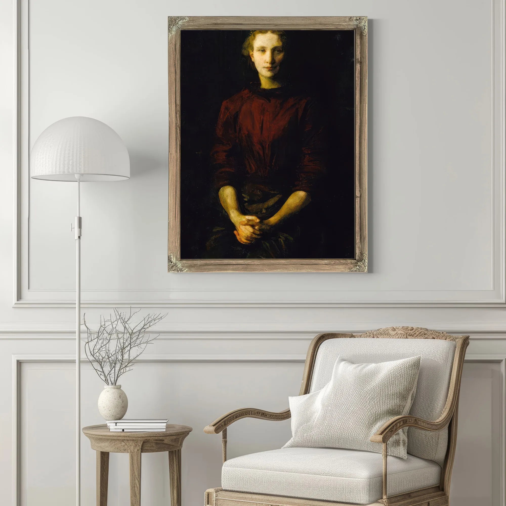 Portrait Of A Lady (Mrs. William B. Cabot) By Abbott Handerson Thayer Fine Art Print