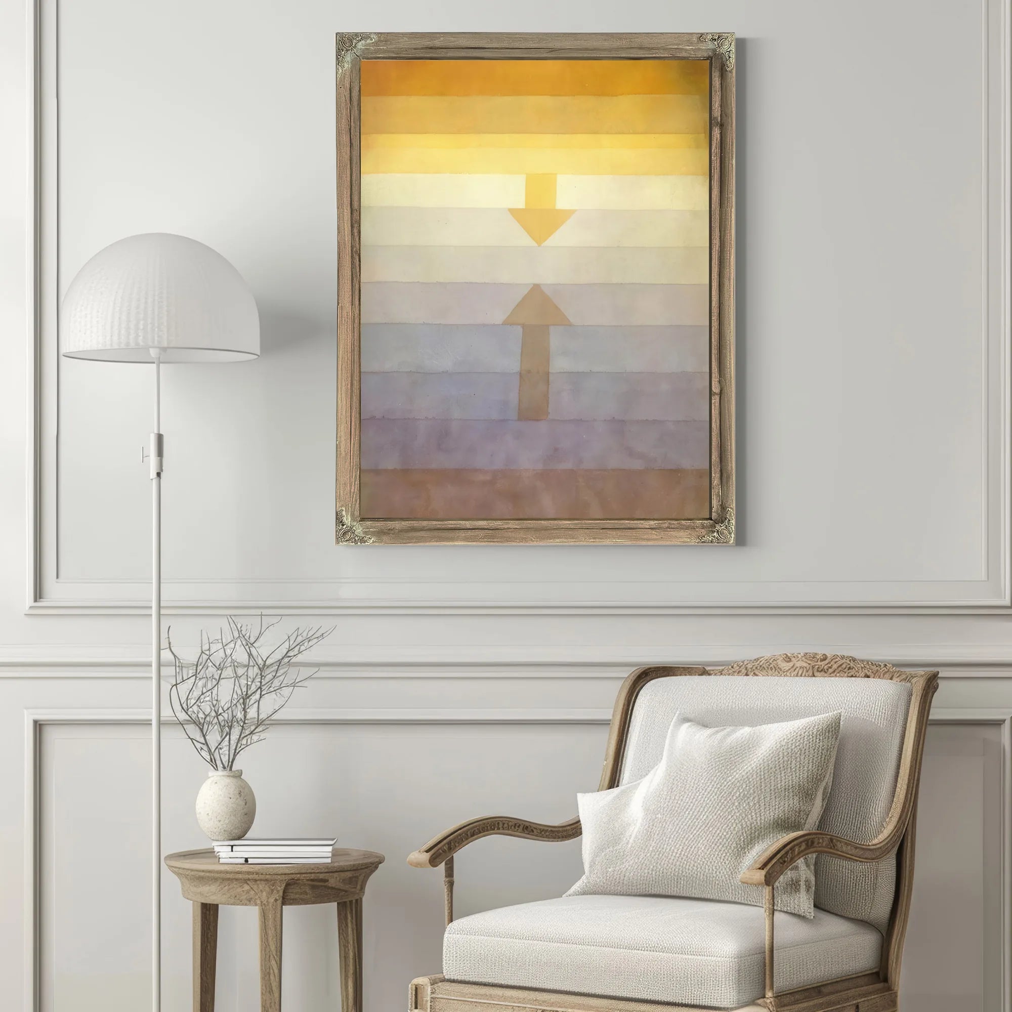 Separation In The Evening 1922 79 By Paul Klee Fine Art Print