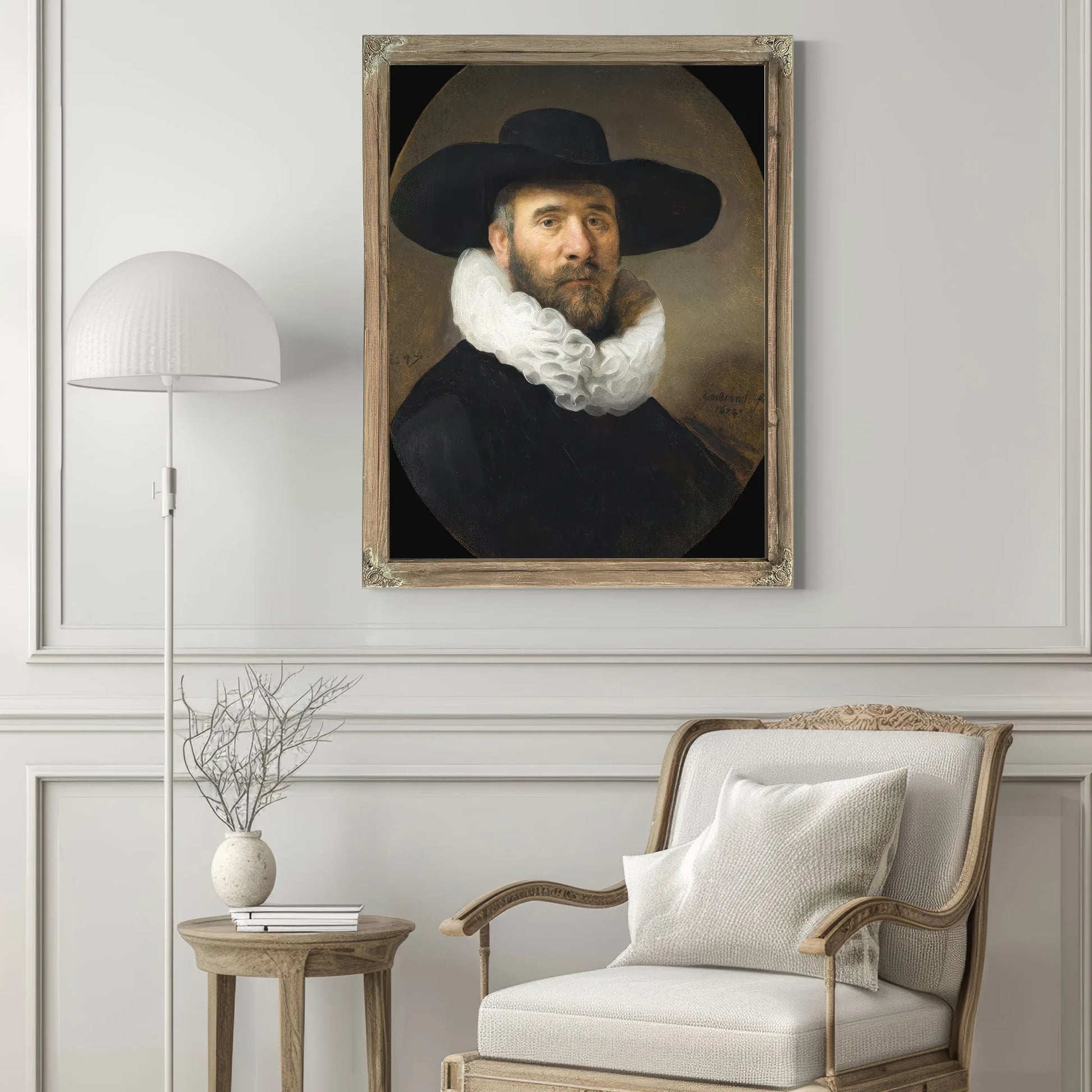 Portrait Of Dirck Jansz Pesser By Rembrandt Fine Art Print