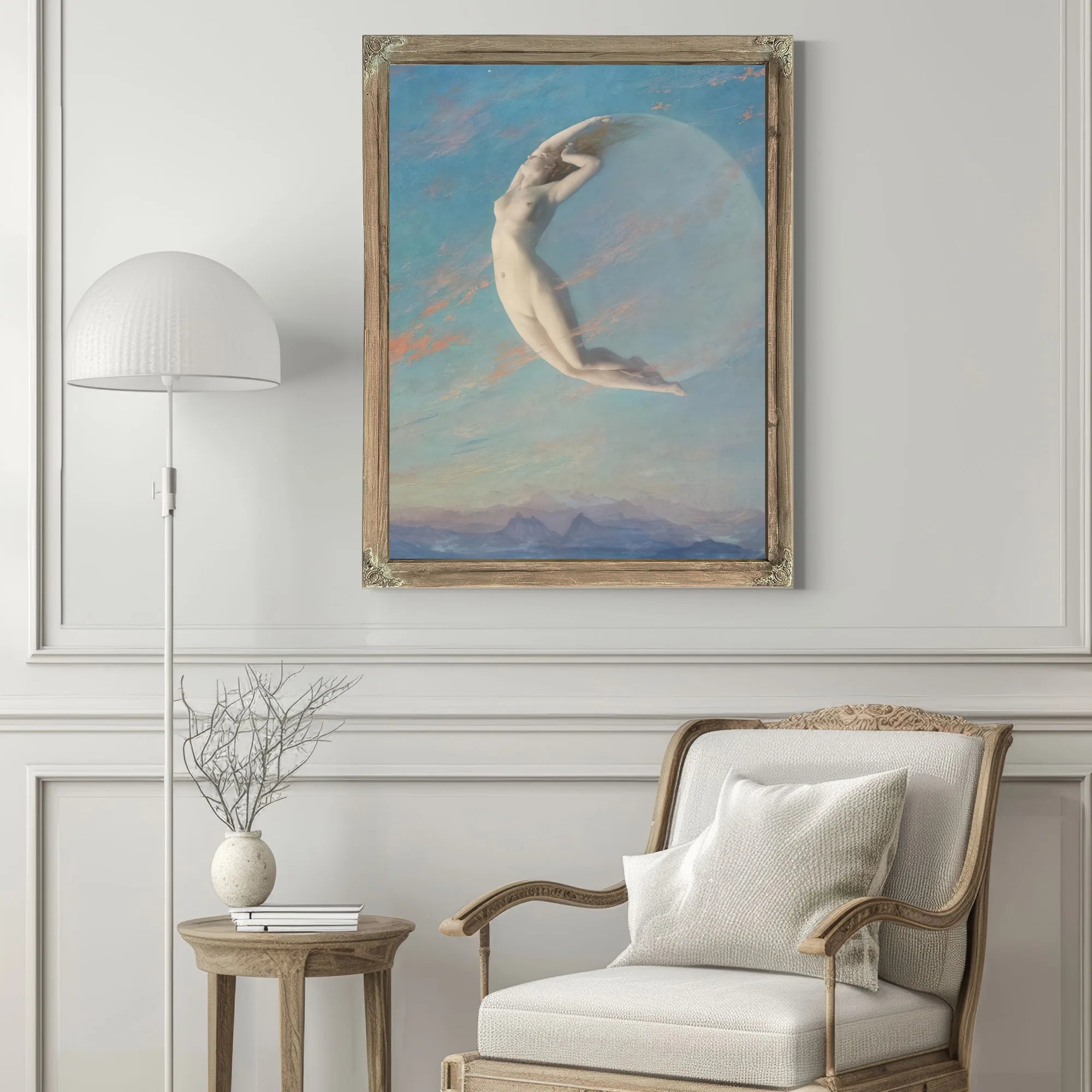 Selene By Albert Aublet Fine Art Print