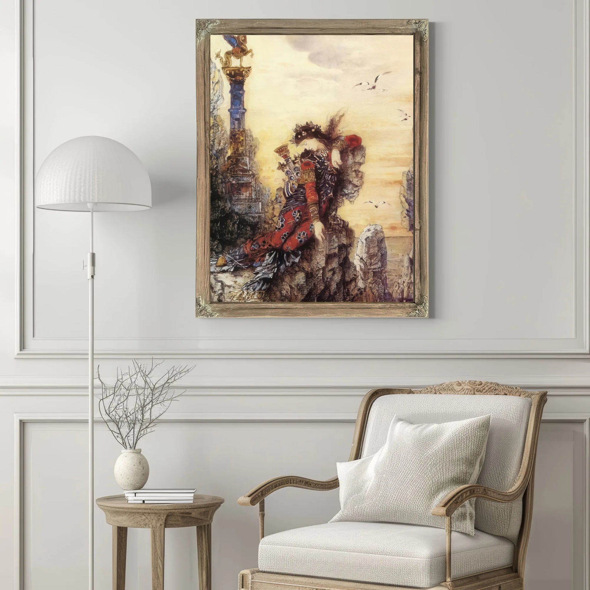 Sappho By Gustave Moreau Fine Art Print