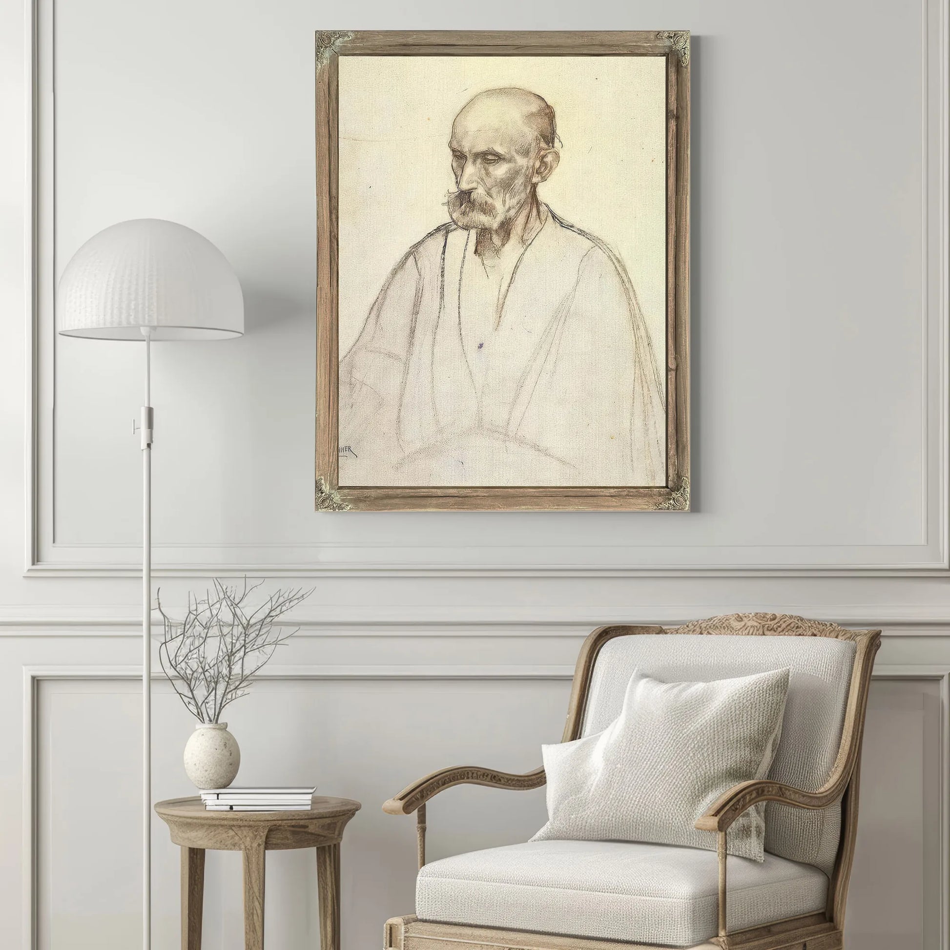 Study For The Disciple Peter By Henry Ossawa Tanner Fine Art Print