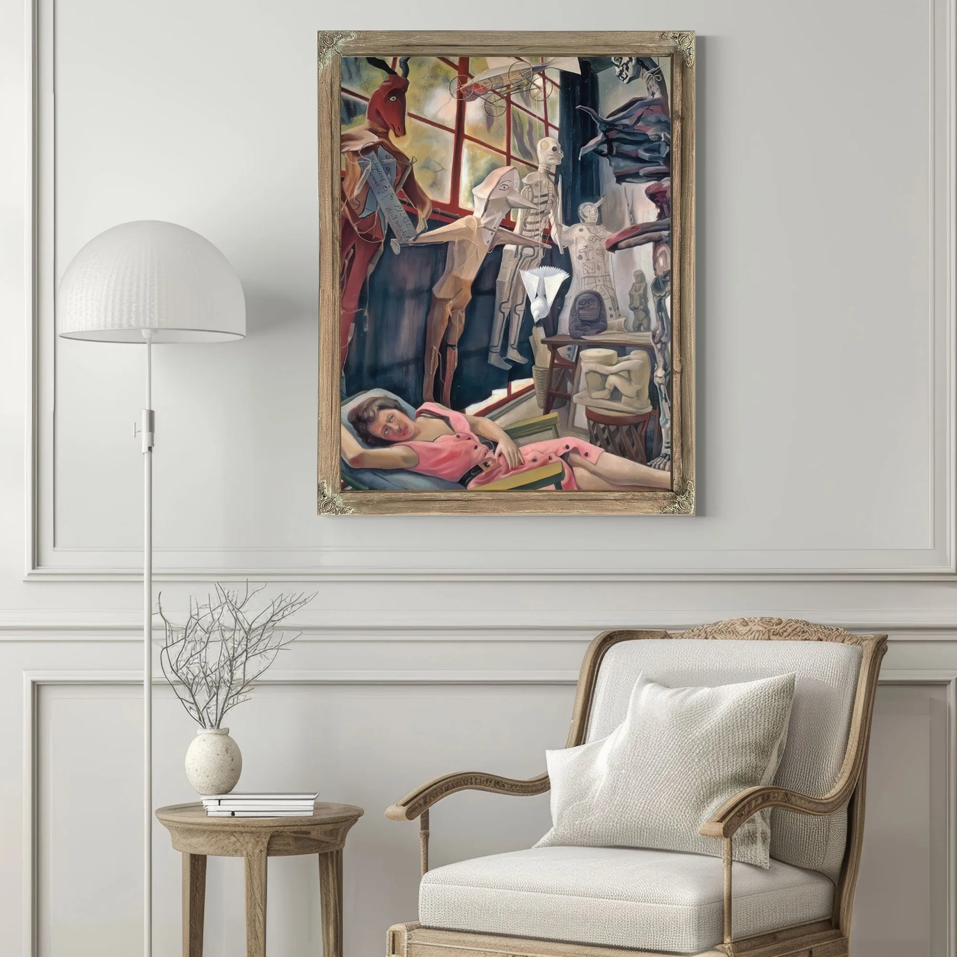 The Artists Studio By Diego Rivera Fine Art Print