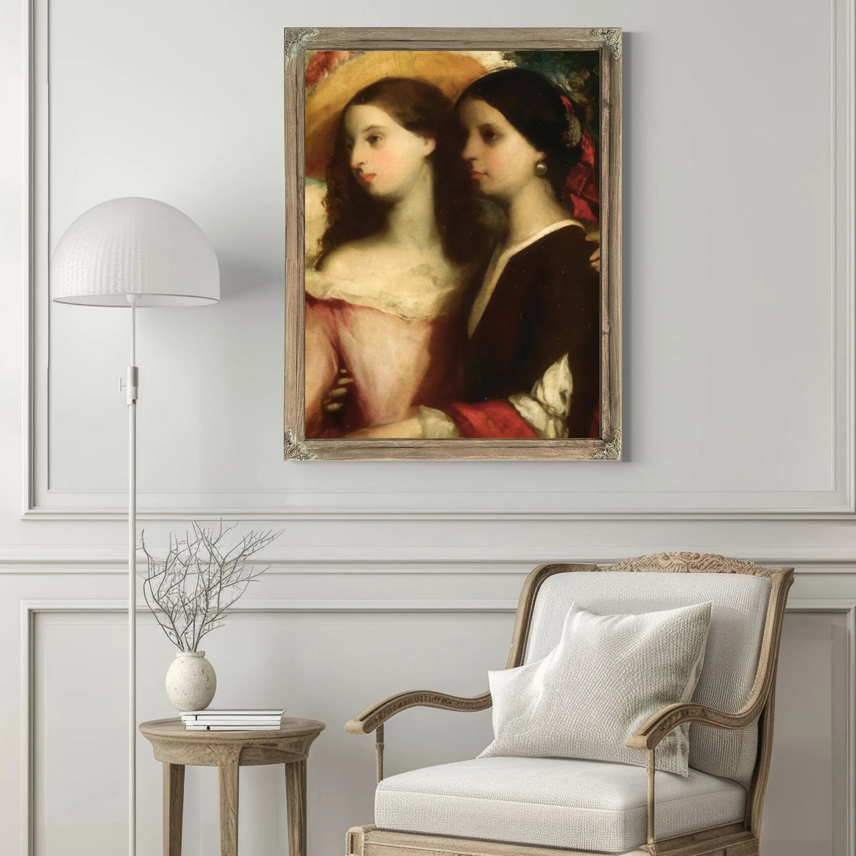 Friends By William Etty Fine Art Print