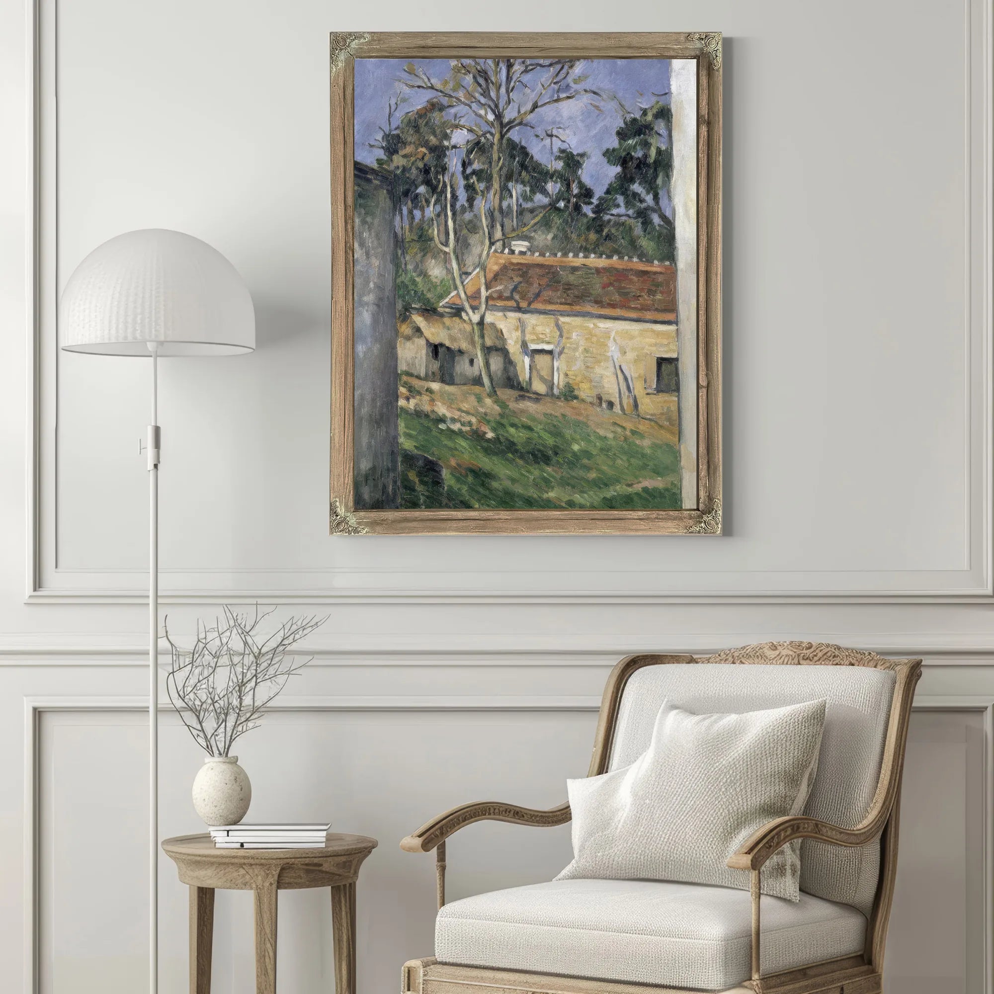 Cour De Ferme (Farmyard) By Paul Cezanne Fine Art Print