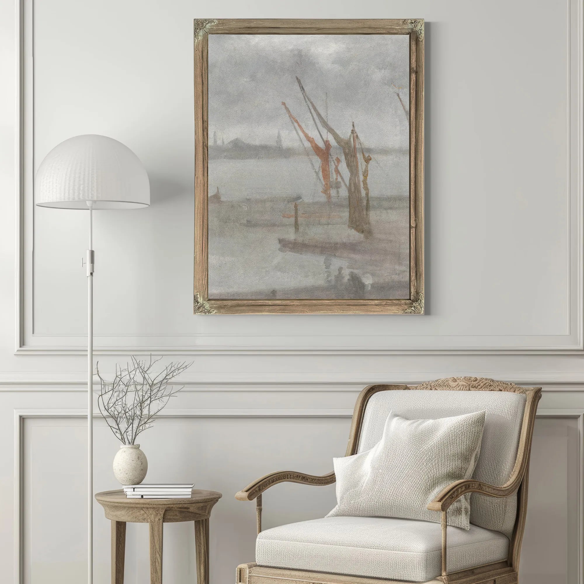 Grey And Silver Chelsea Wharf 1868 By James McNeill Whistler Fine Art Print