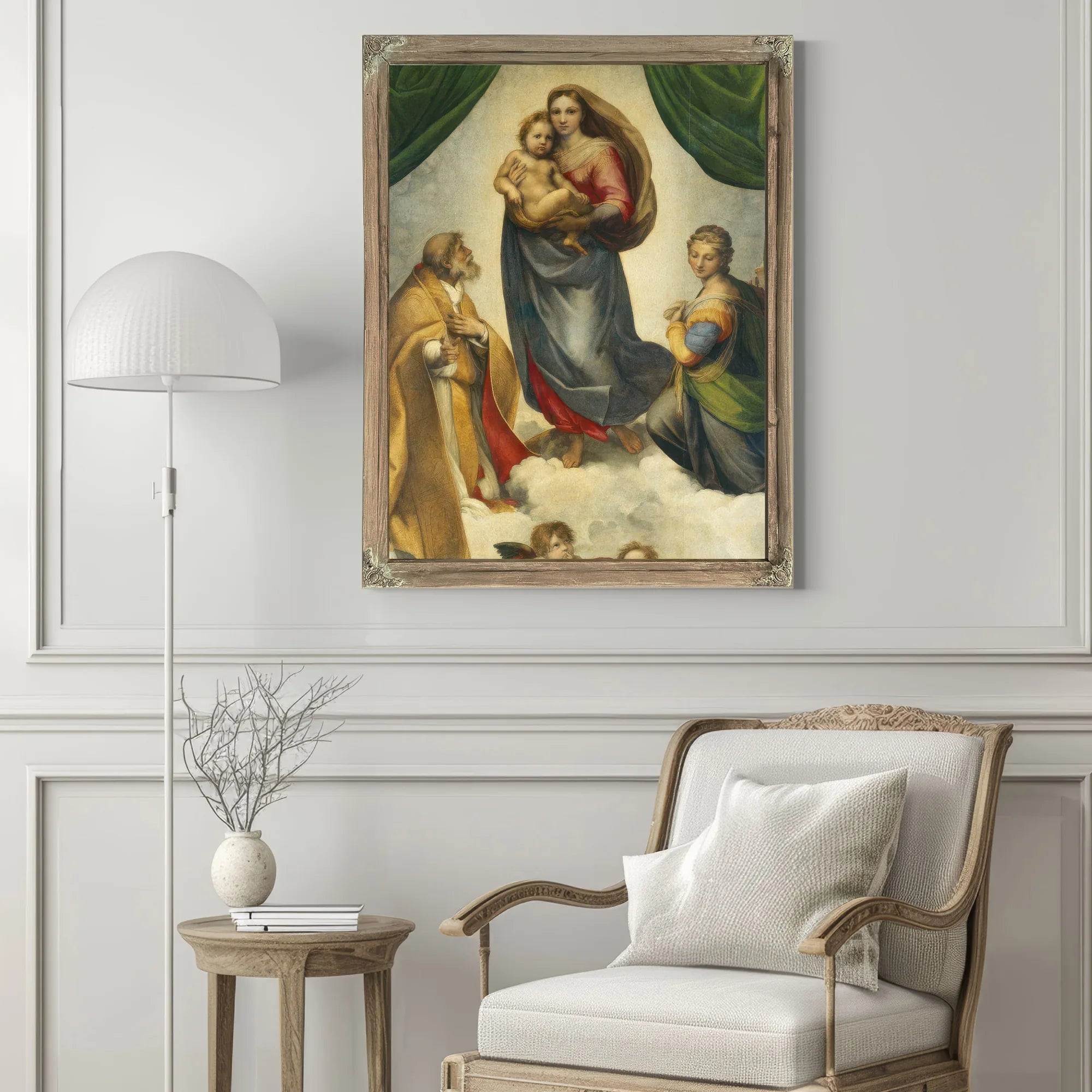 The Sistine Madonna By Raphael Fine Art Print