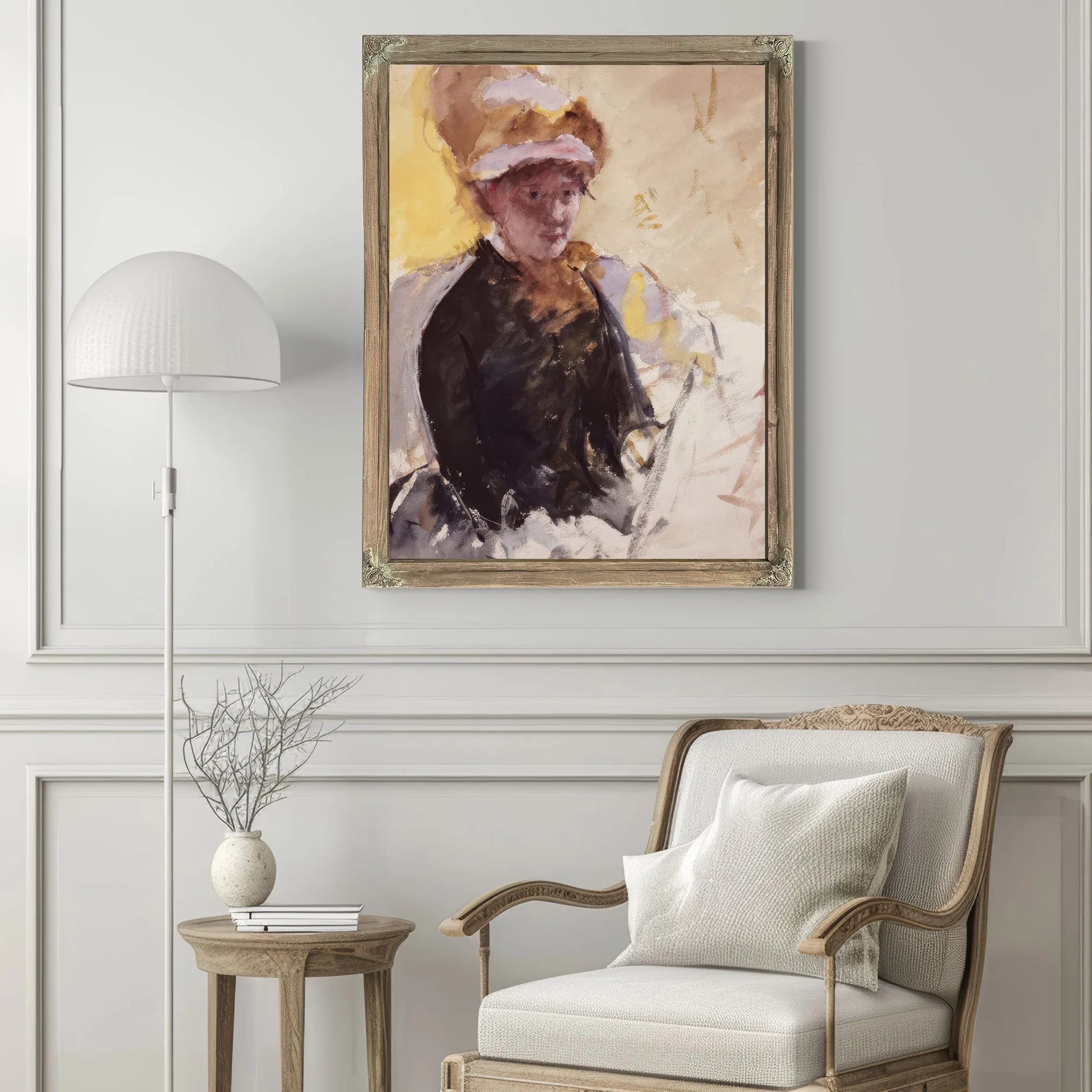 Self Portrait By Mary Cassatt Fine Art Print