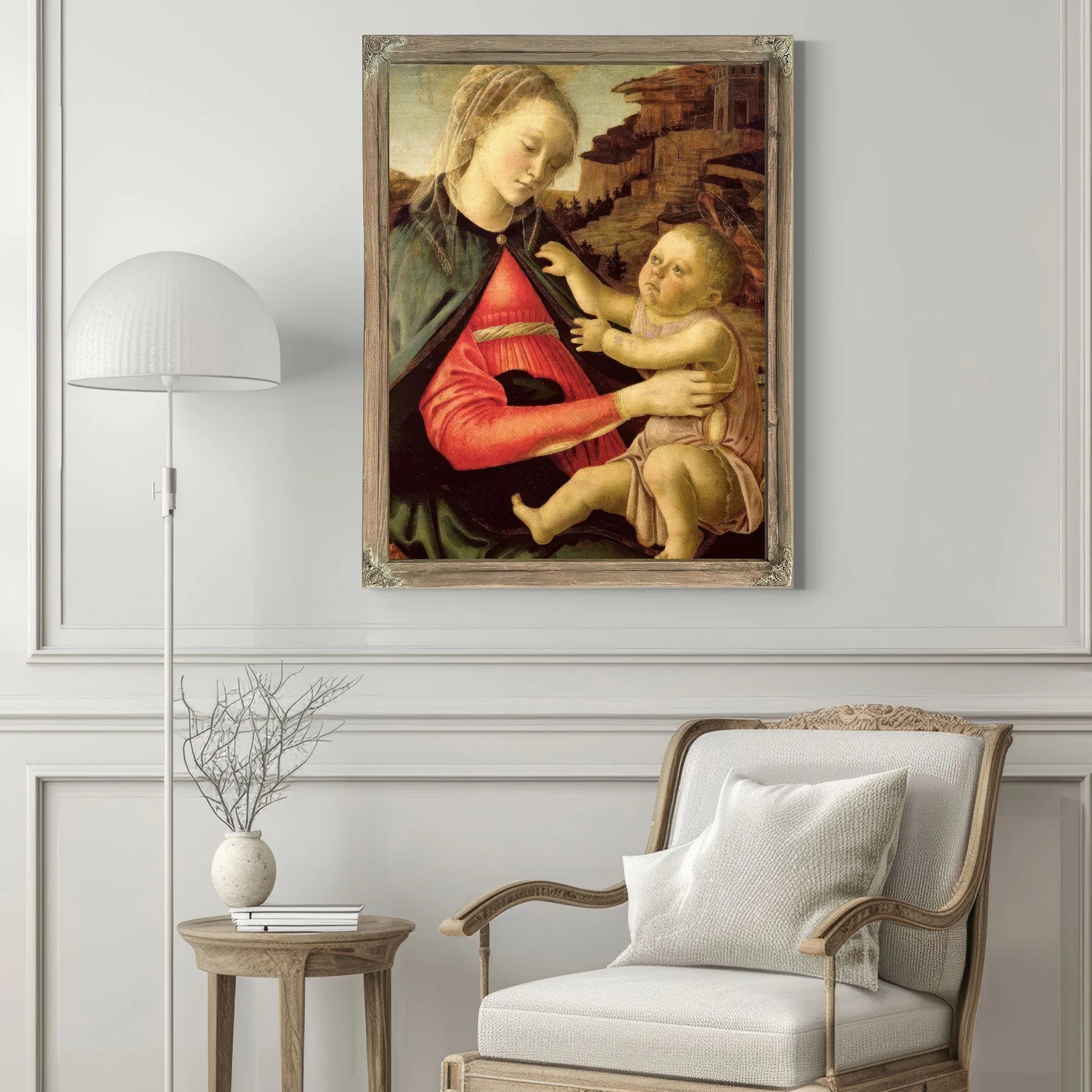 The Virgin And Child (Madonna Of The Guidi Da Faenza) By Sandro Botticelli Fine Art Print