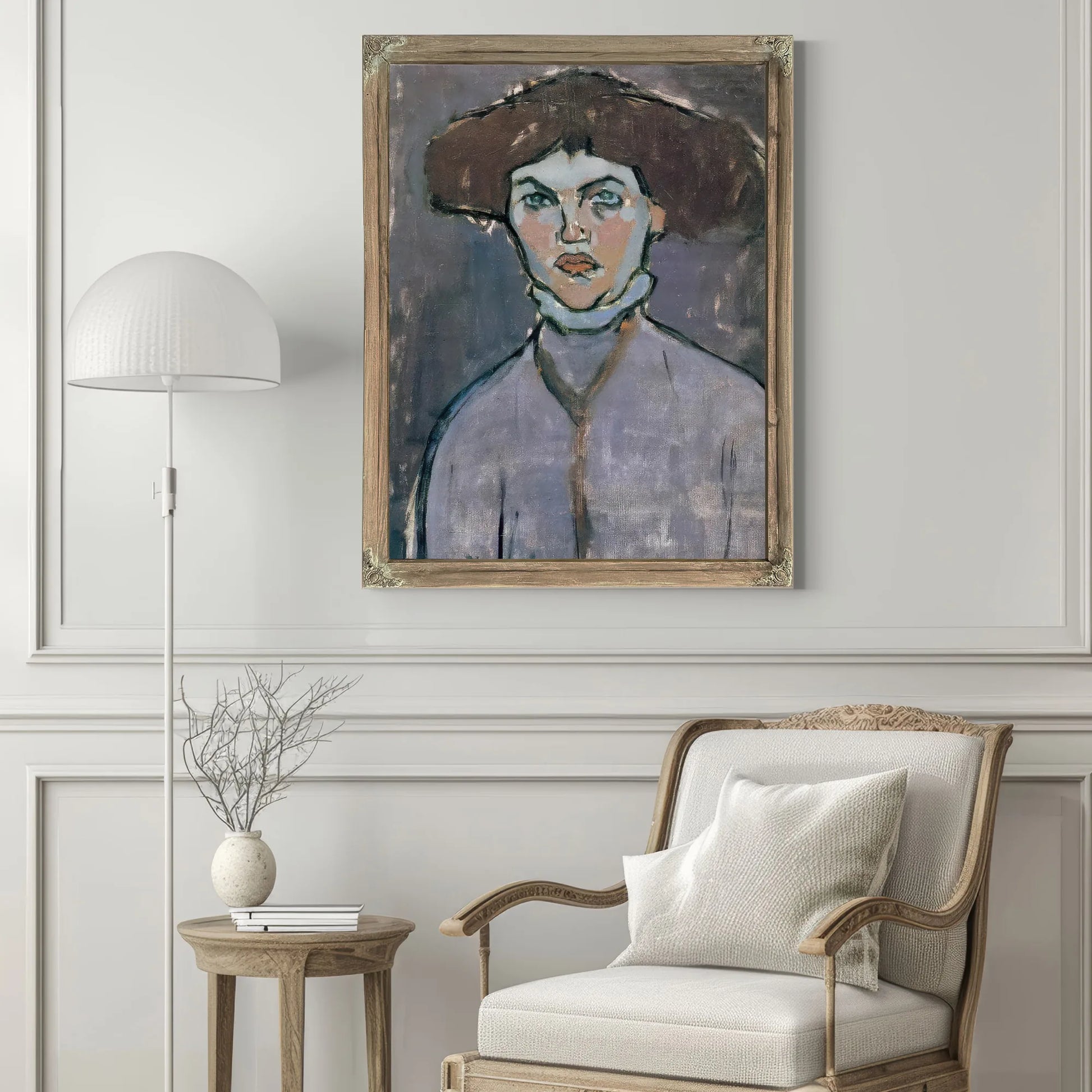 Head Of Young Women 1908 By Amedeo Modigliani Fine Art Print