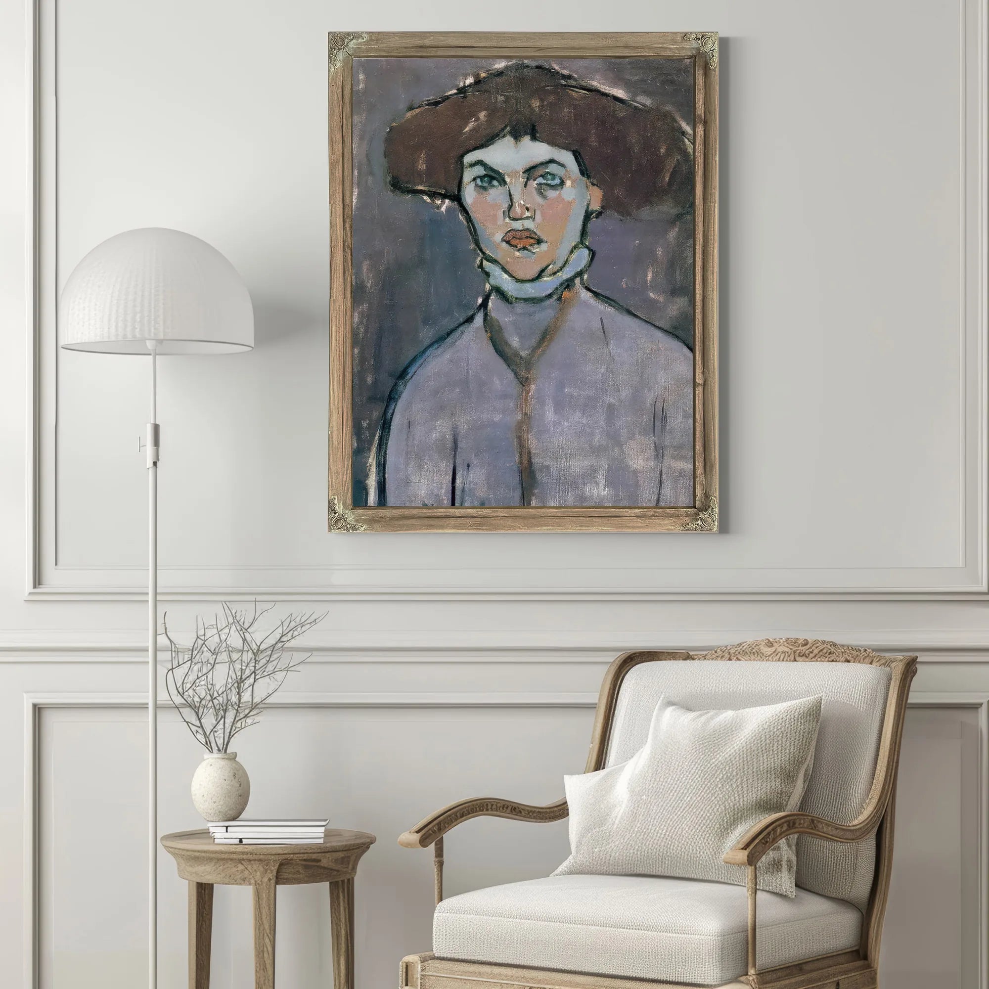 Head Of Young Women 1908 By Amedeo Modigliani Fine Art Print