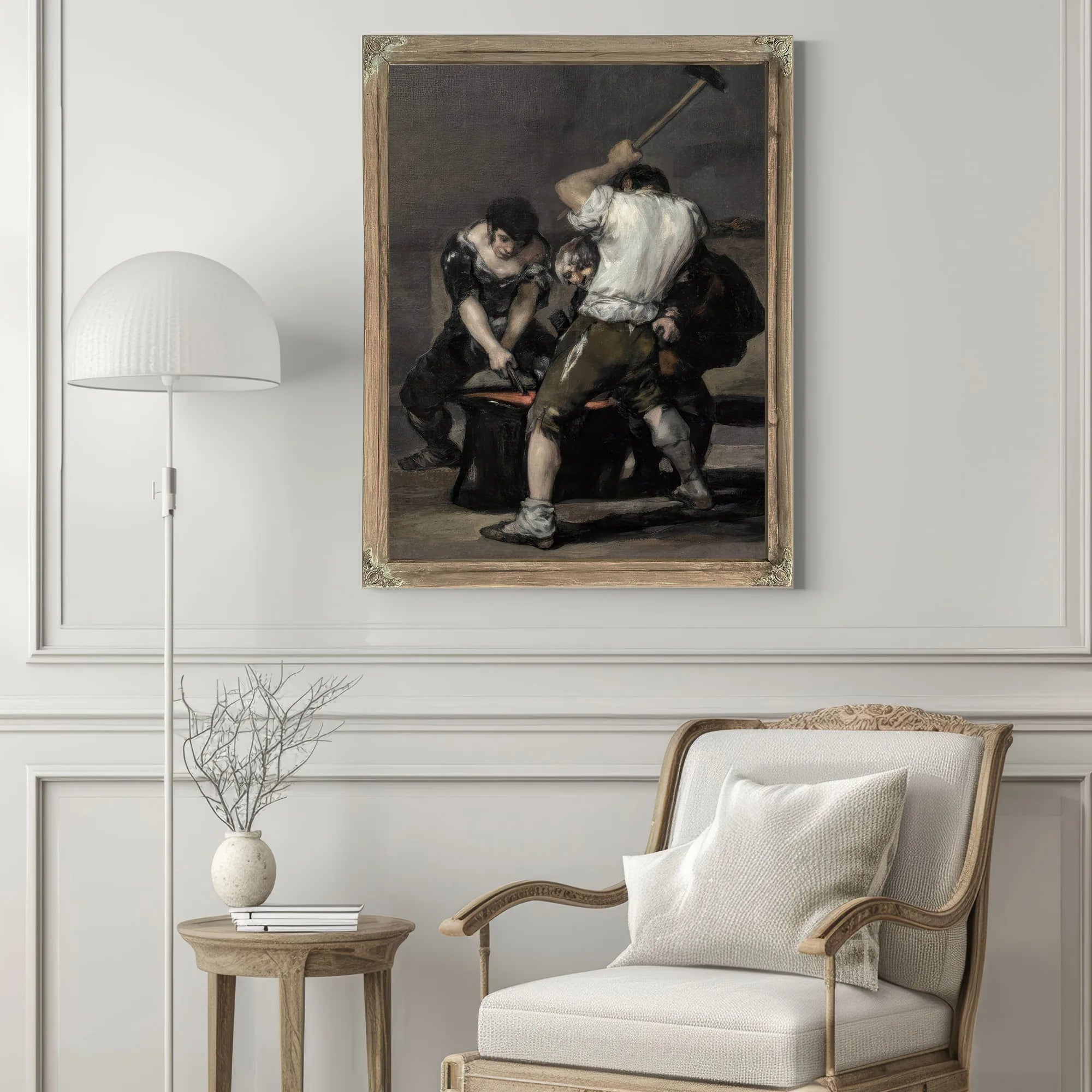 The Forge By Francisco De Goya Fine Art Print