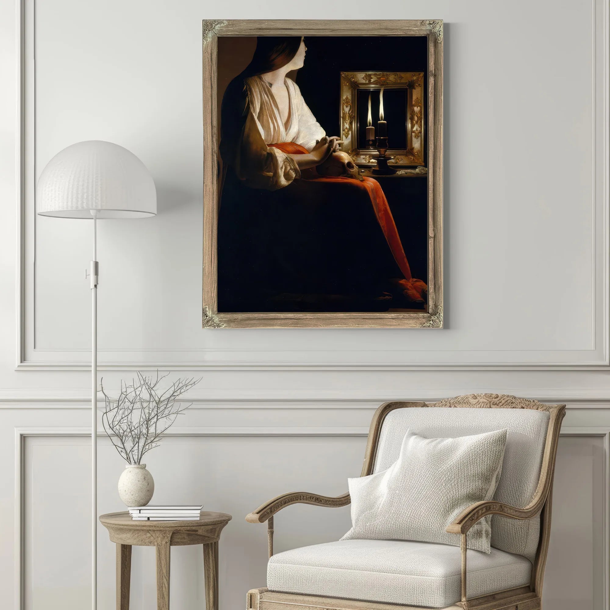 The Penitent Magdalene 1640 By Georges De Latour Fine Art Print