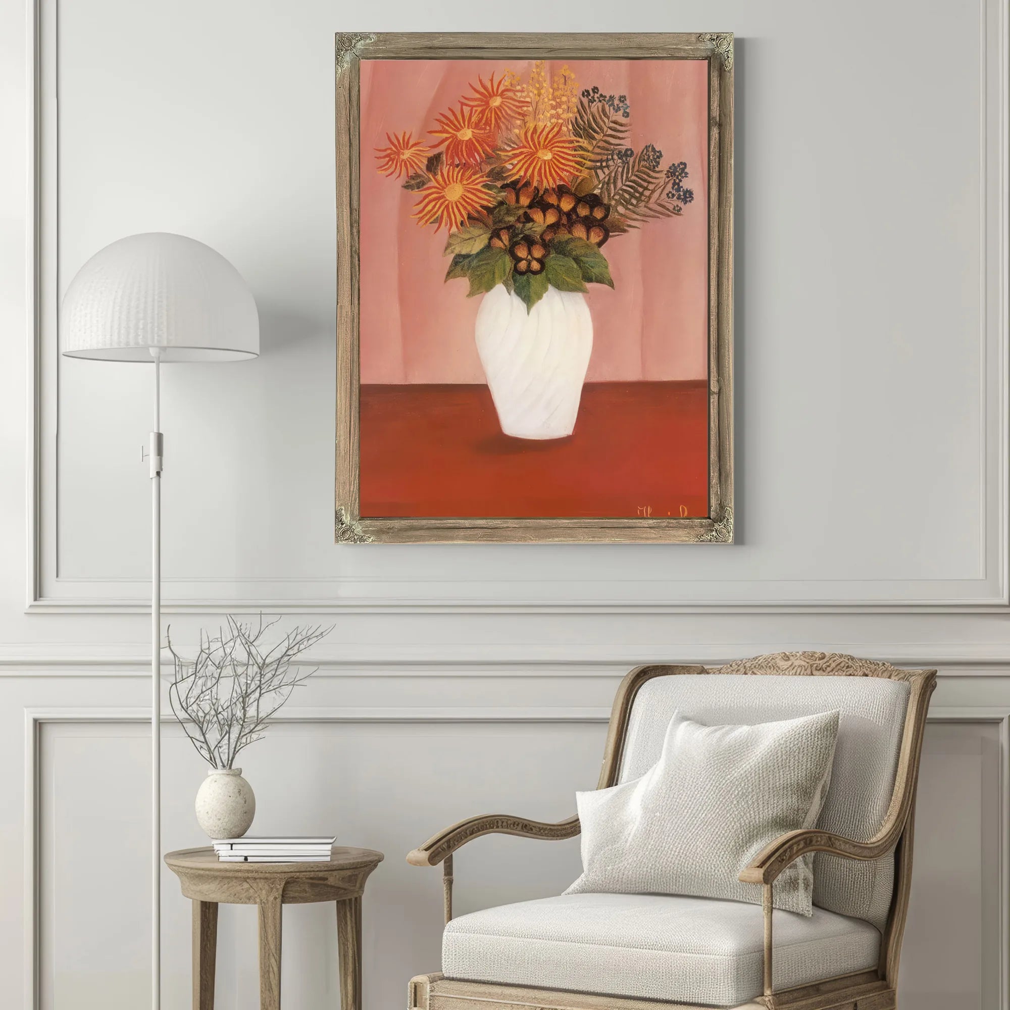 Flower 1895 1900 Fleurs By Henri Rousseau Fine Art Print