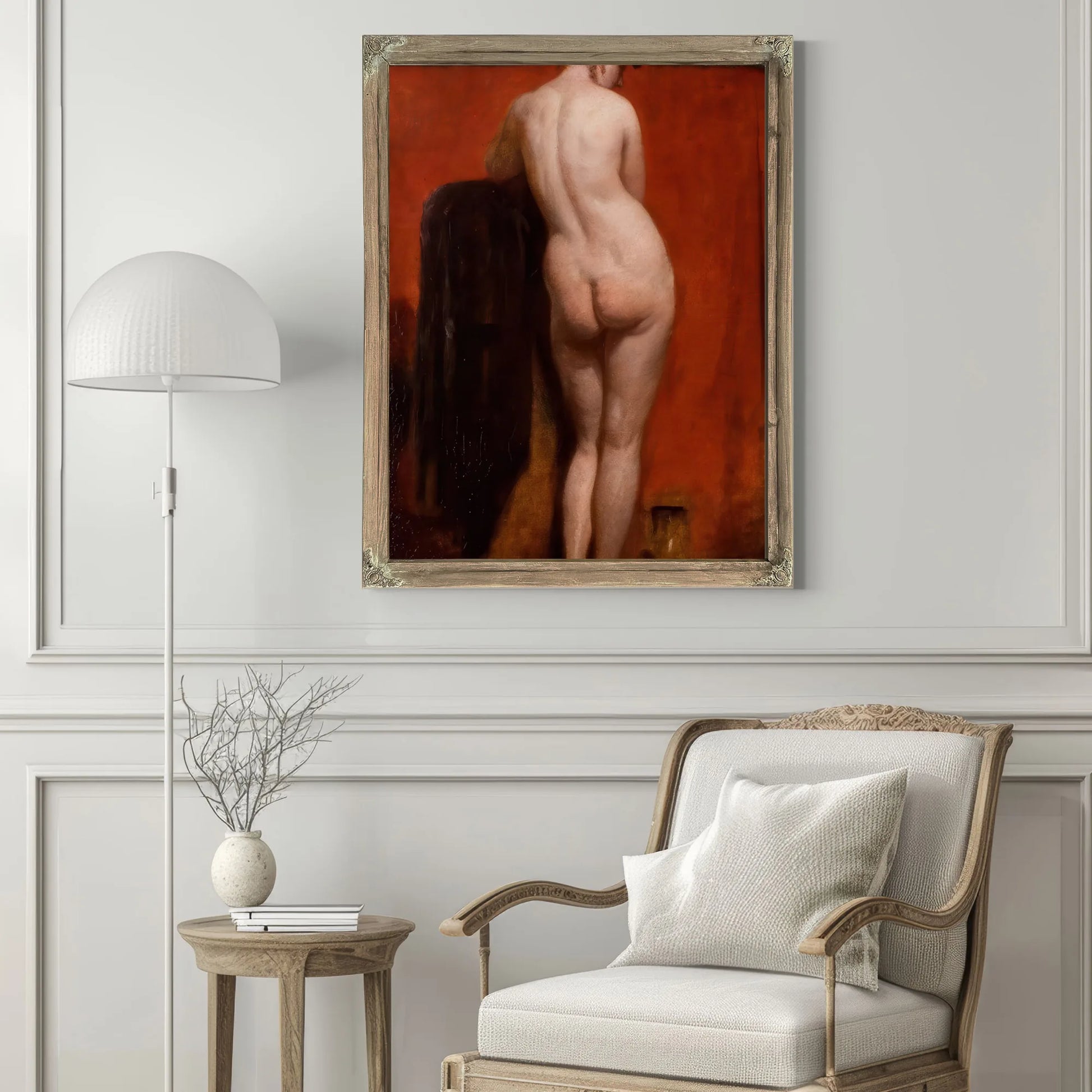 Standing Female Nude 34 By William Etty Fine Art Print