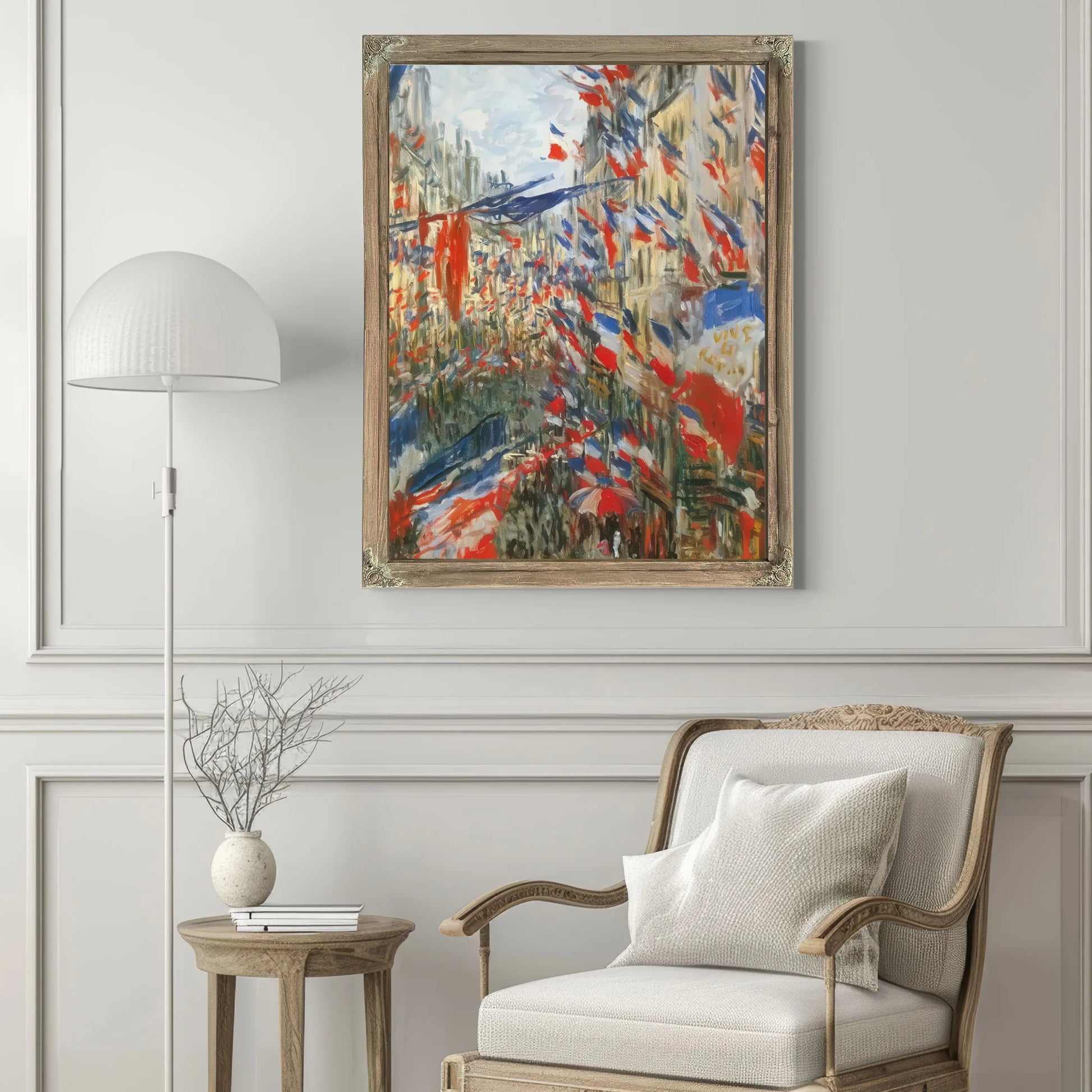 Rue Saint Denis Festivities Of 30 Jun By Claude Monet Fine Art Print