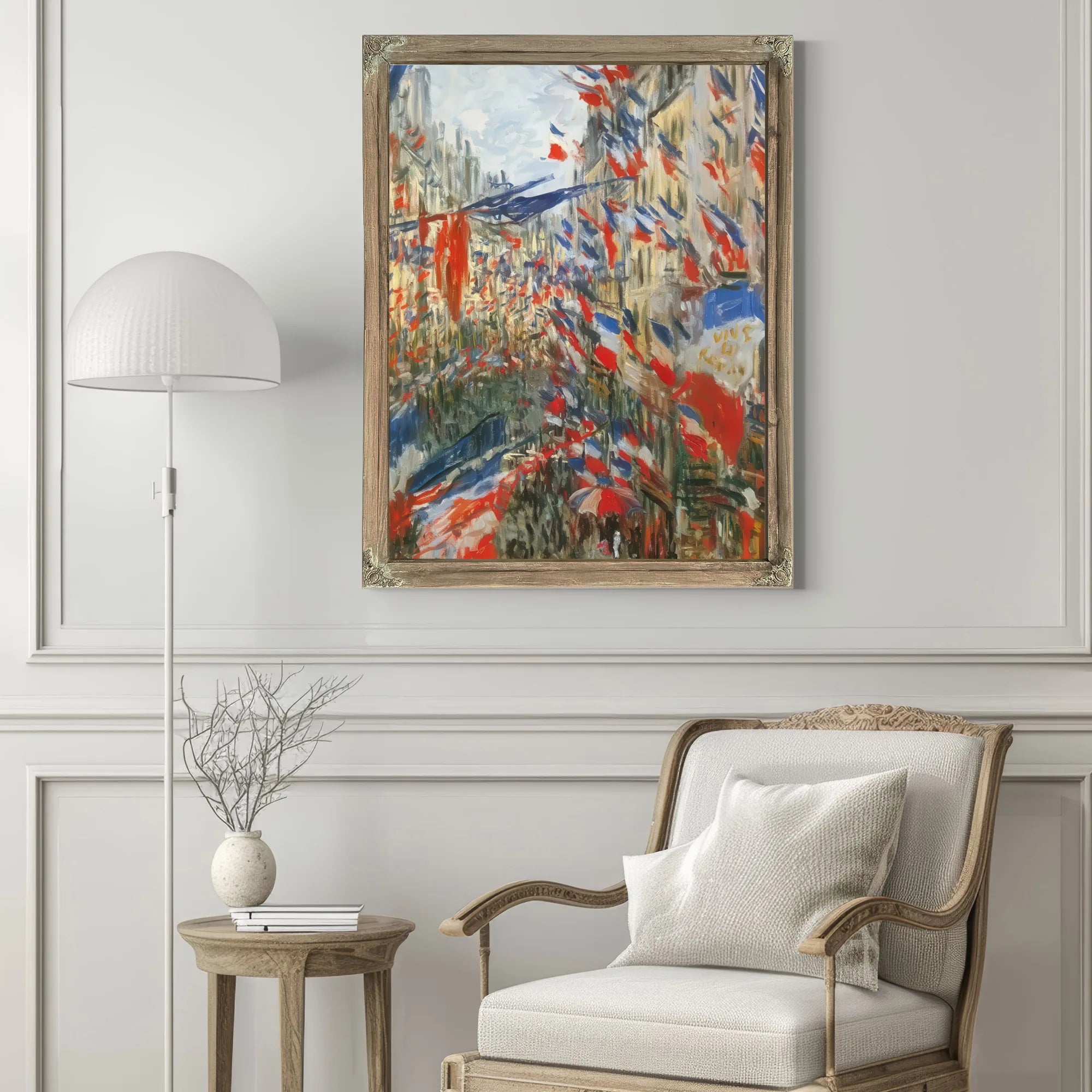 Rue Saint Denis Festivities Of 30 Jun By Claude Monet Fine Art Print