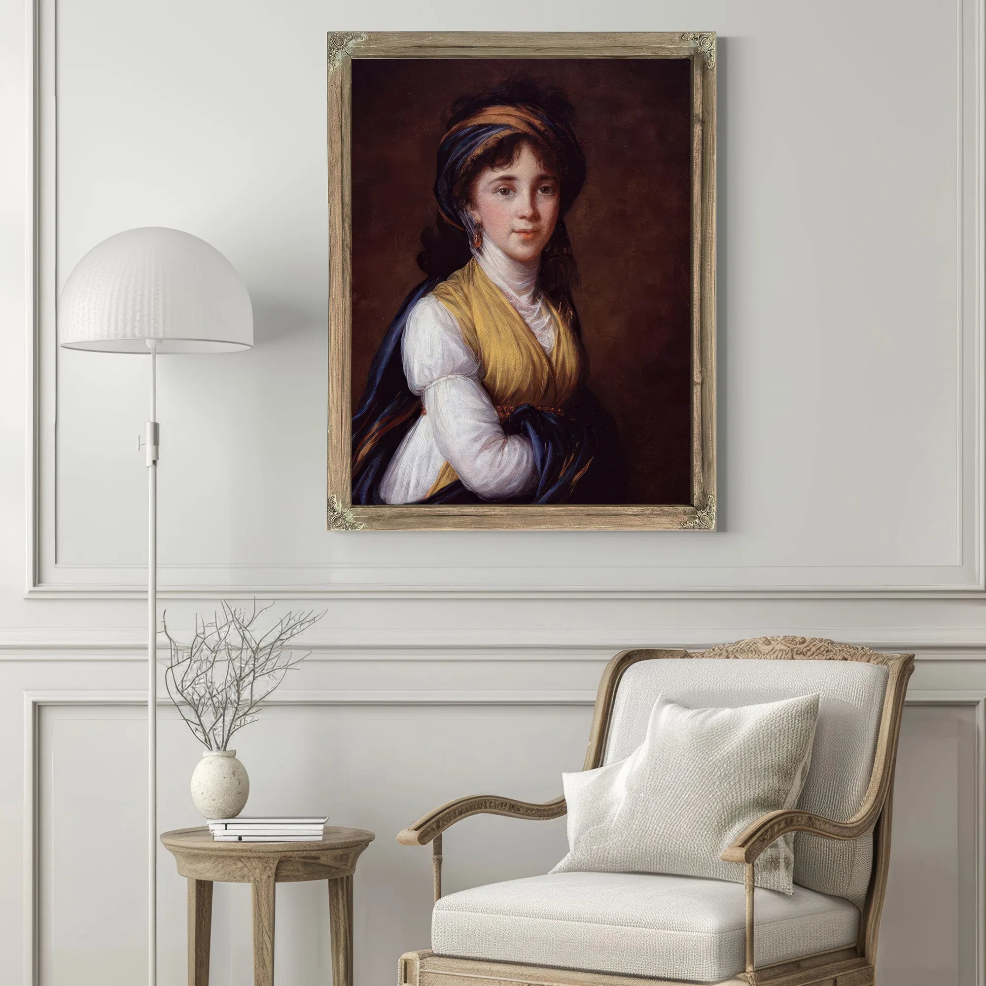 Portrait Of Princess Belozersky By Elisabeth Vigee Le Brun Fine Art Print