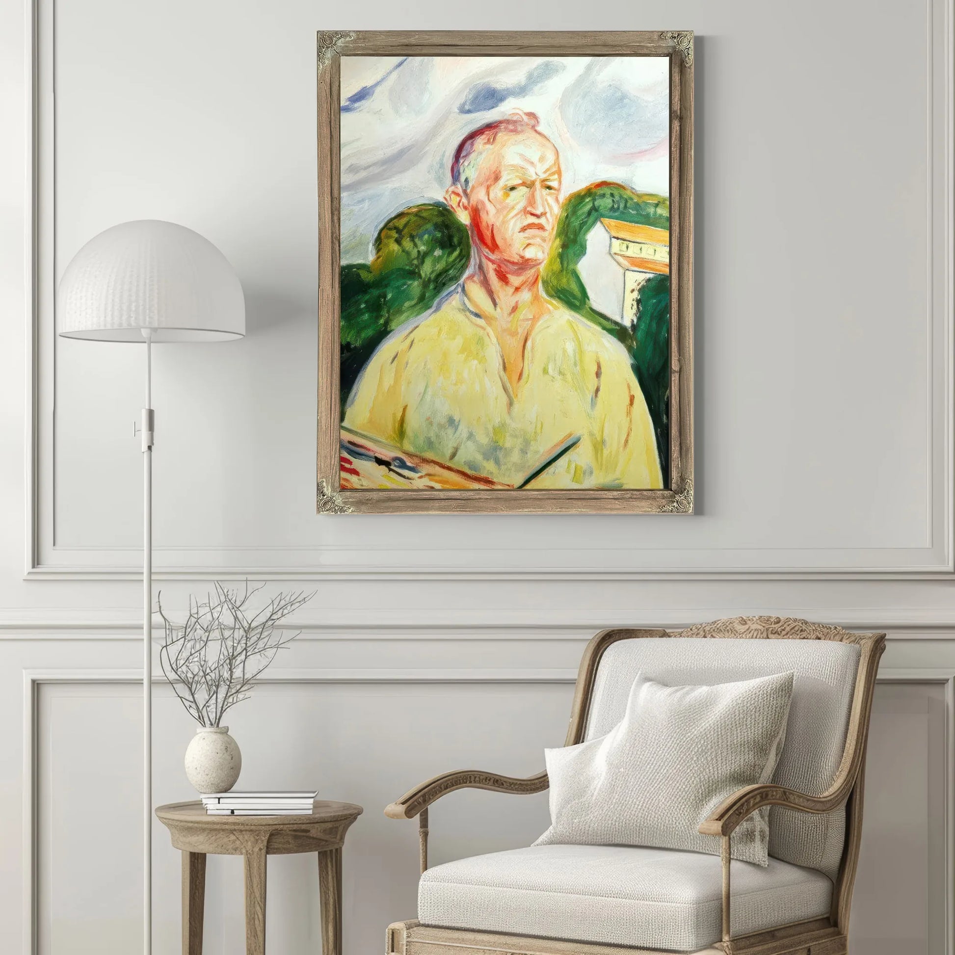 Self Portrait 2 By Edvard Munch Fine Art Print