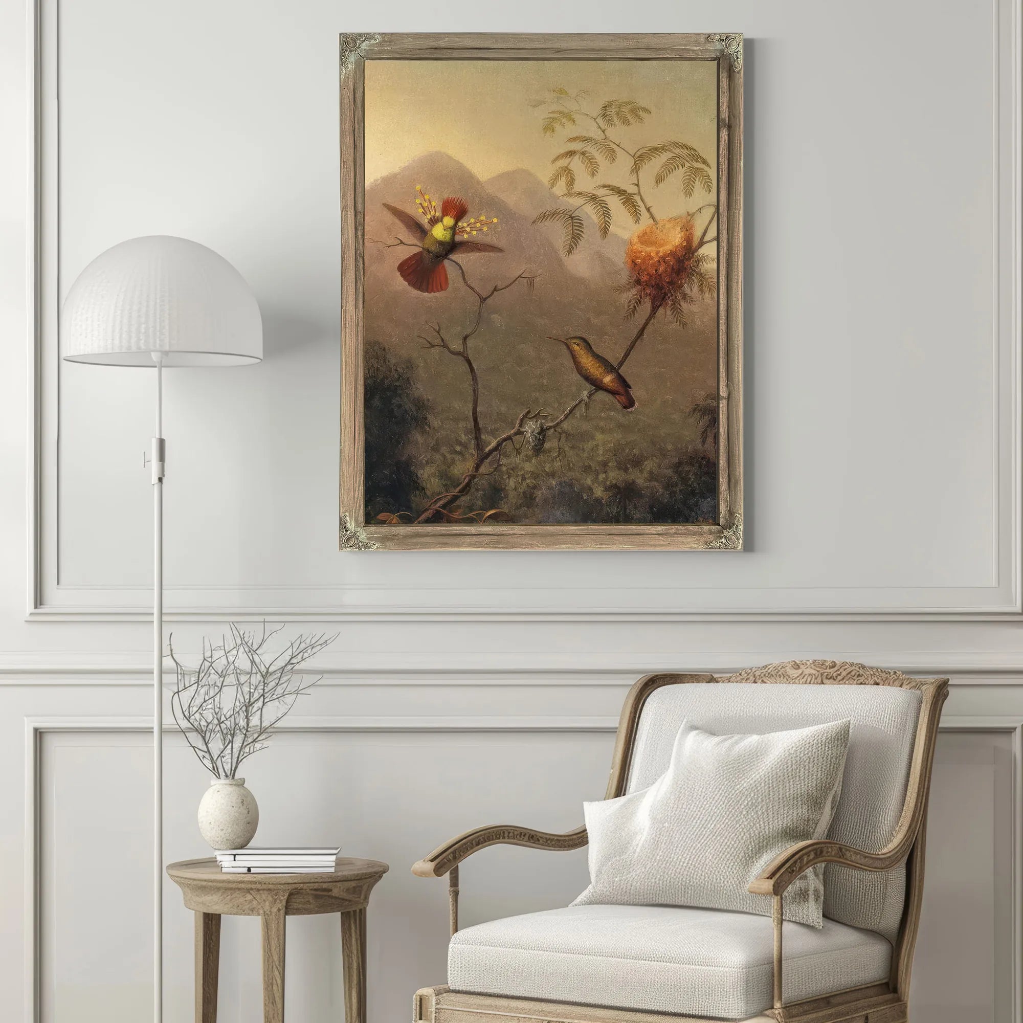 Tufted Coquette By Martin Johnson Heade Fine Art Print