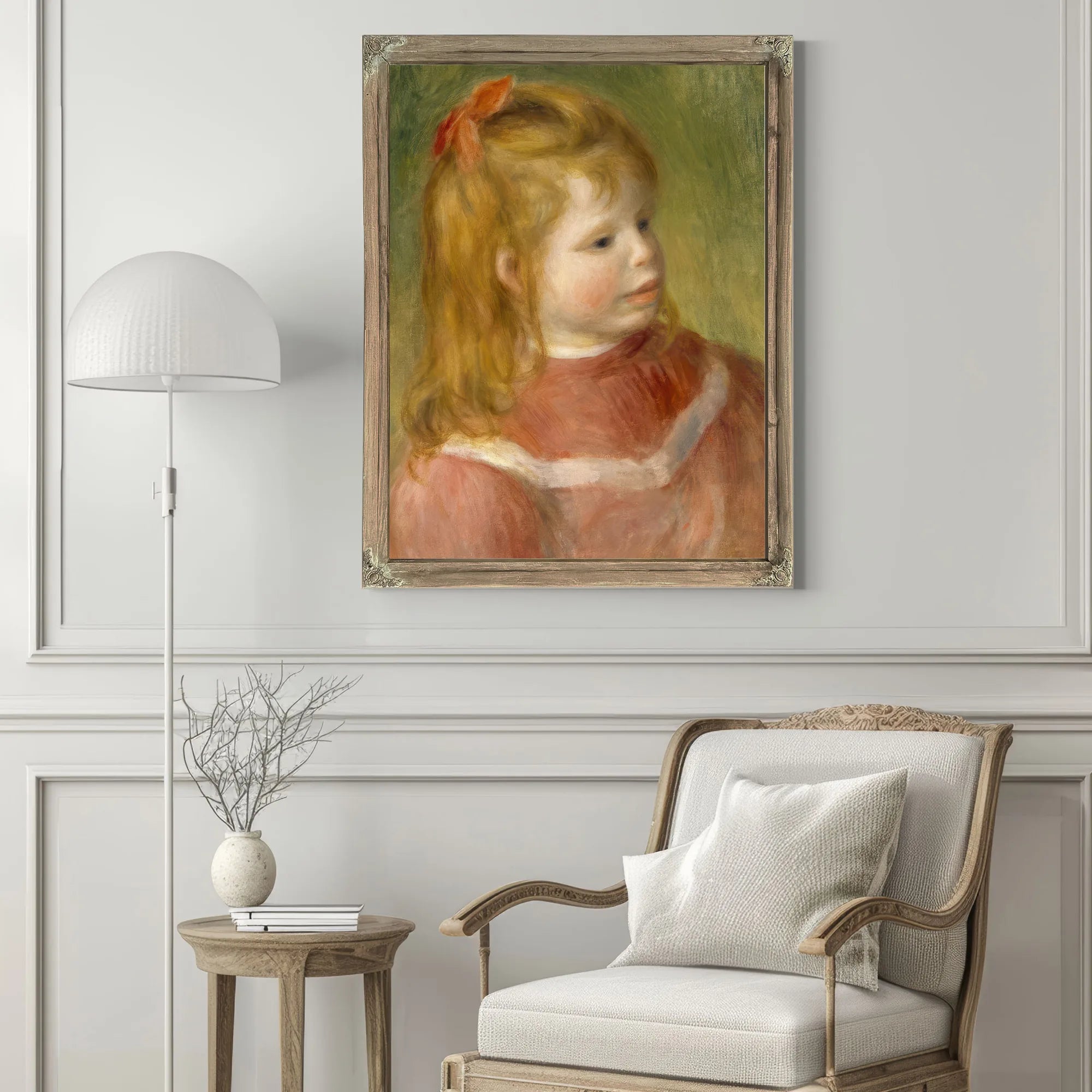 Portrait Of Jean 1 By Pierre Auguste Renoir Fine Art Print