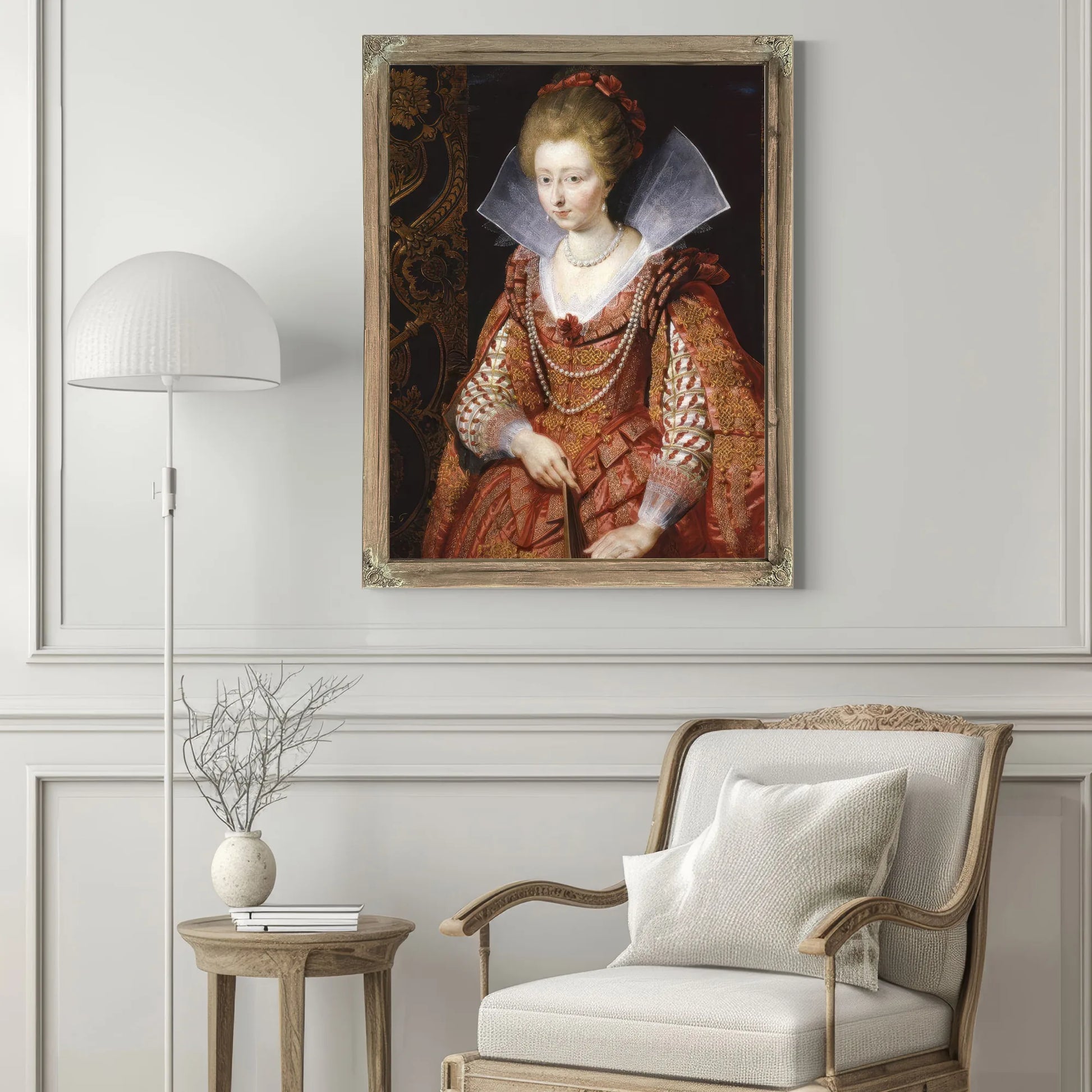 Portrait Of Charlotte Marguerite De Montmorency Princess Of Conde By Peter Paul Rubens Fine Art Print