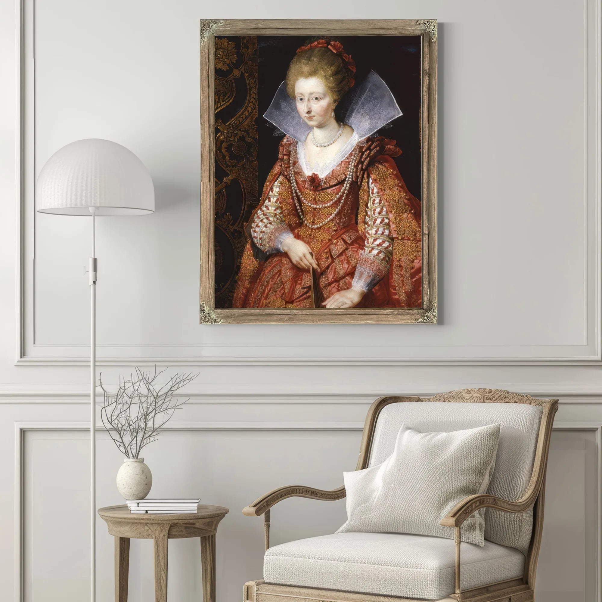 Portrait Of Charlotte Marguerite De Montmorency Princess Of Conde By Peter Paul Rubens Fine Art Print