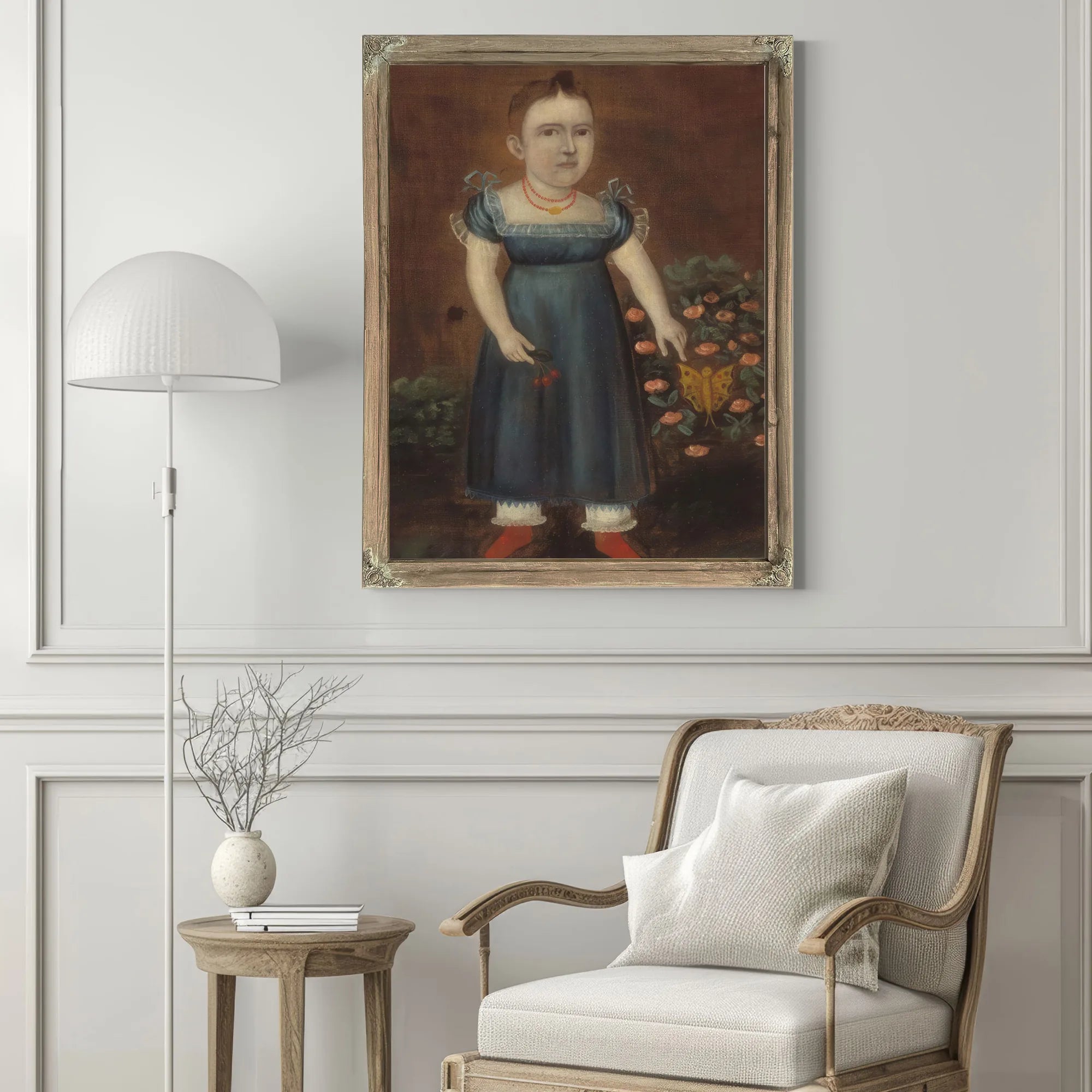 Portrait Of Adelia Ellender 1805 By Joshua Johnson Fine Art Print