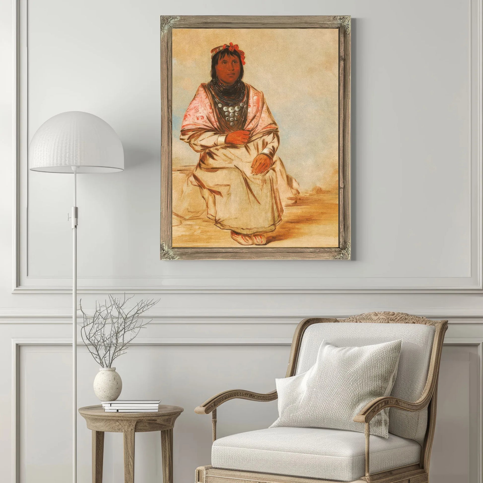 A Seminole Woman By George Catlin Fine Art Print