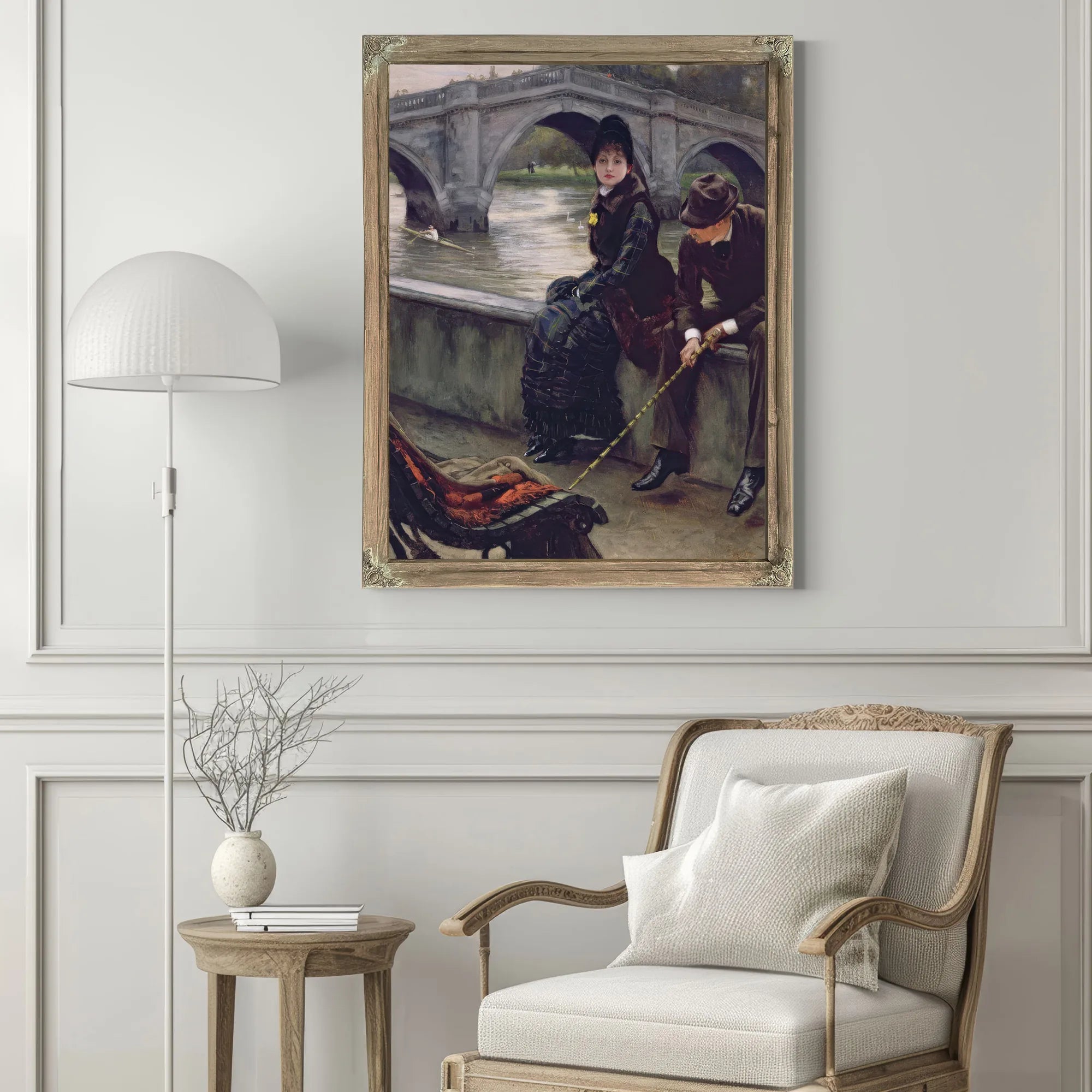 Richmond Bridge By James Tissot Fine Art Print