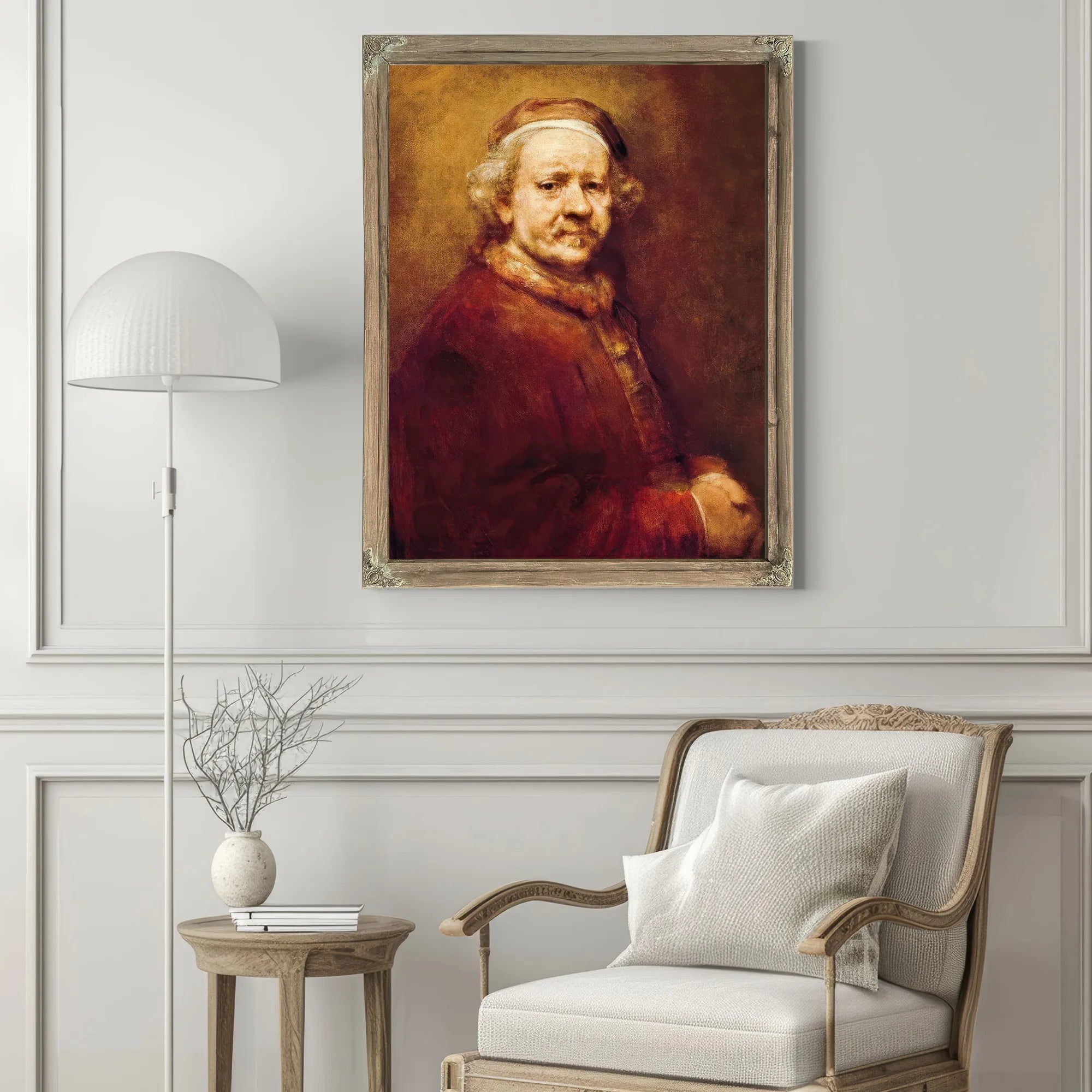 Self Portrait In At The Age Of 63 By Rembrandt Fine Art Print