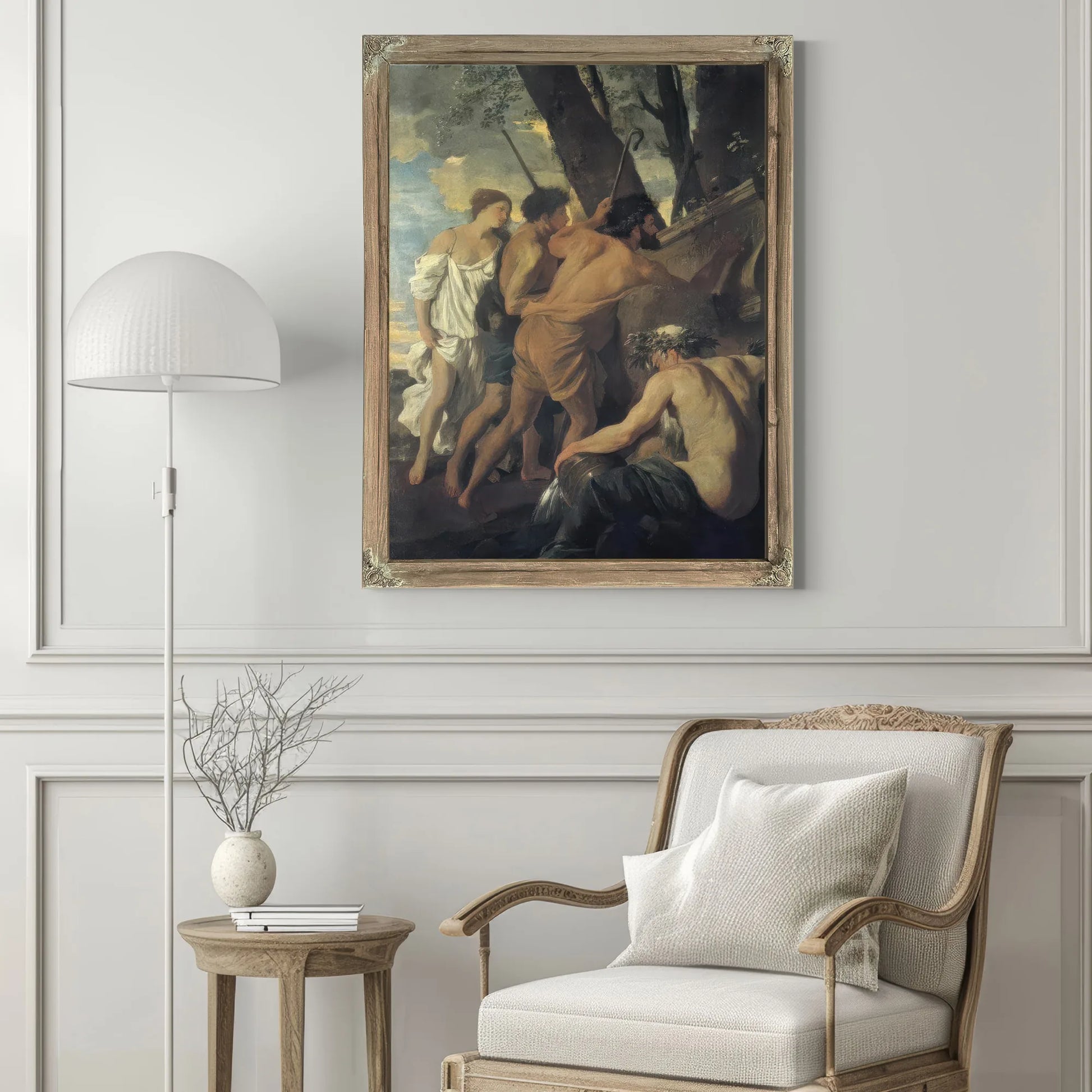 Et In Arcadio Ego (Arcadian Sheperds) I By Nicholas Poussin Fine Art Print