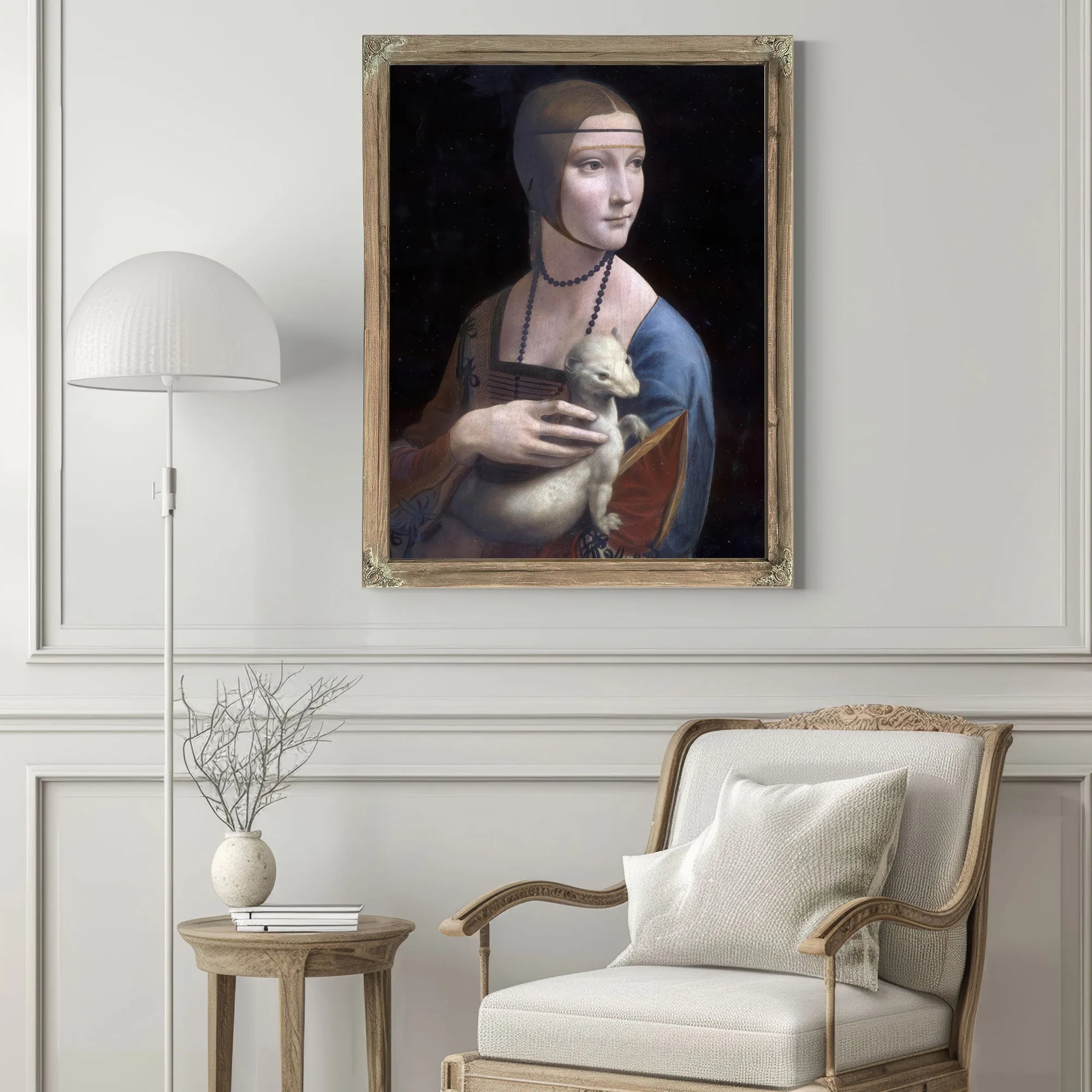 Portrait Of Cecilia Gallerani (Lady With The Ermine) By Leonardo Da Vinci Fine Art Print