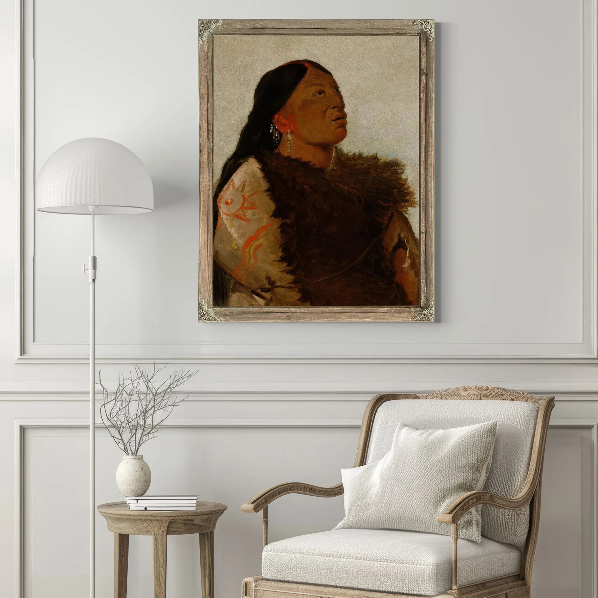Wife Of The Six 2 By George Catlin Fine Art Print