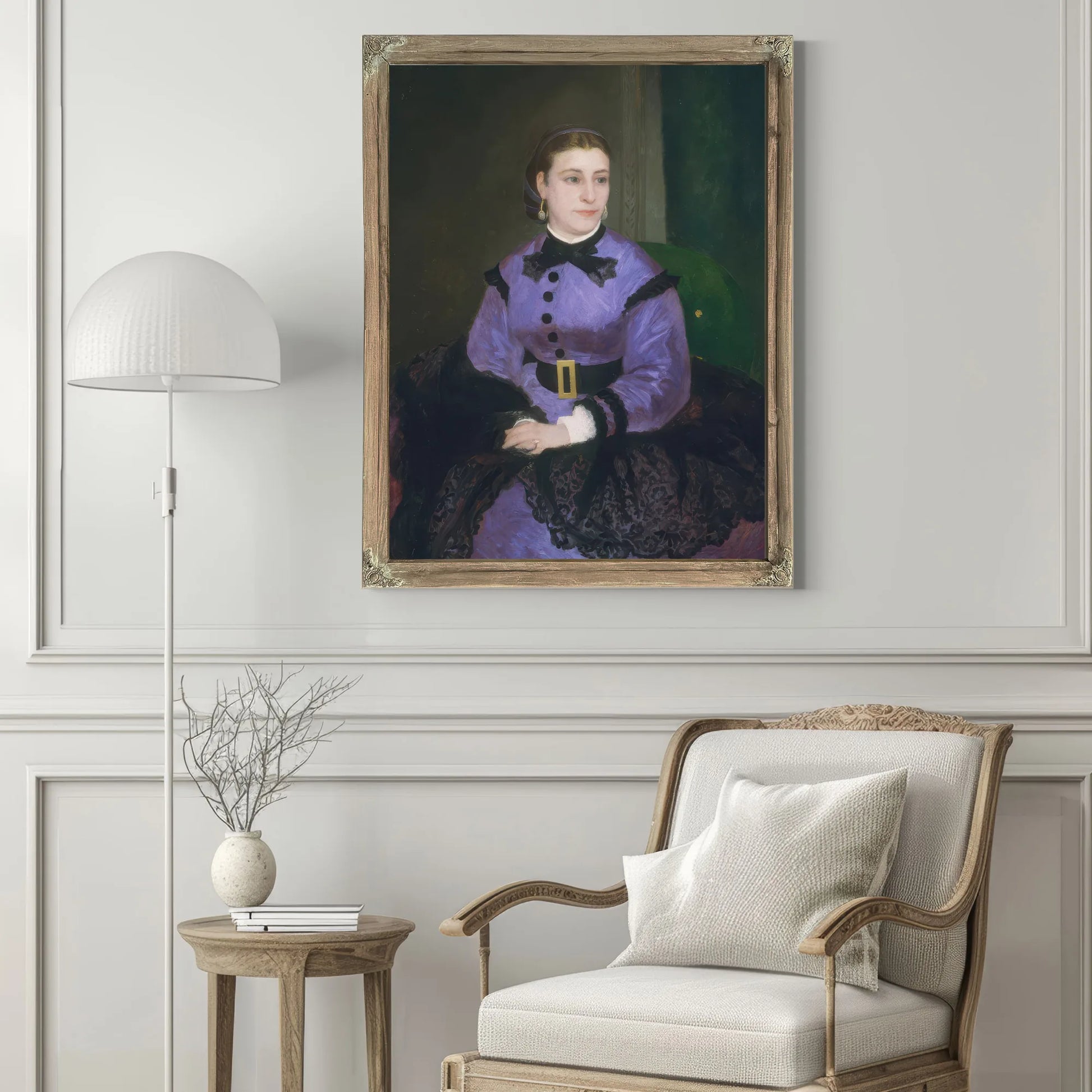 Mademoiselle Sicot By Pierre Auguste Renoir Fine Art Print