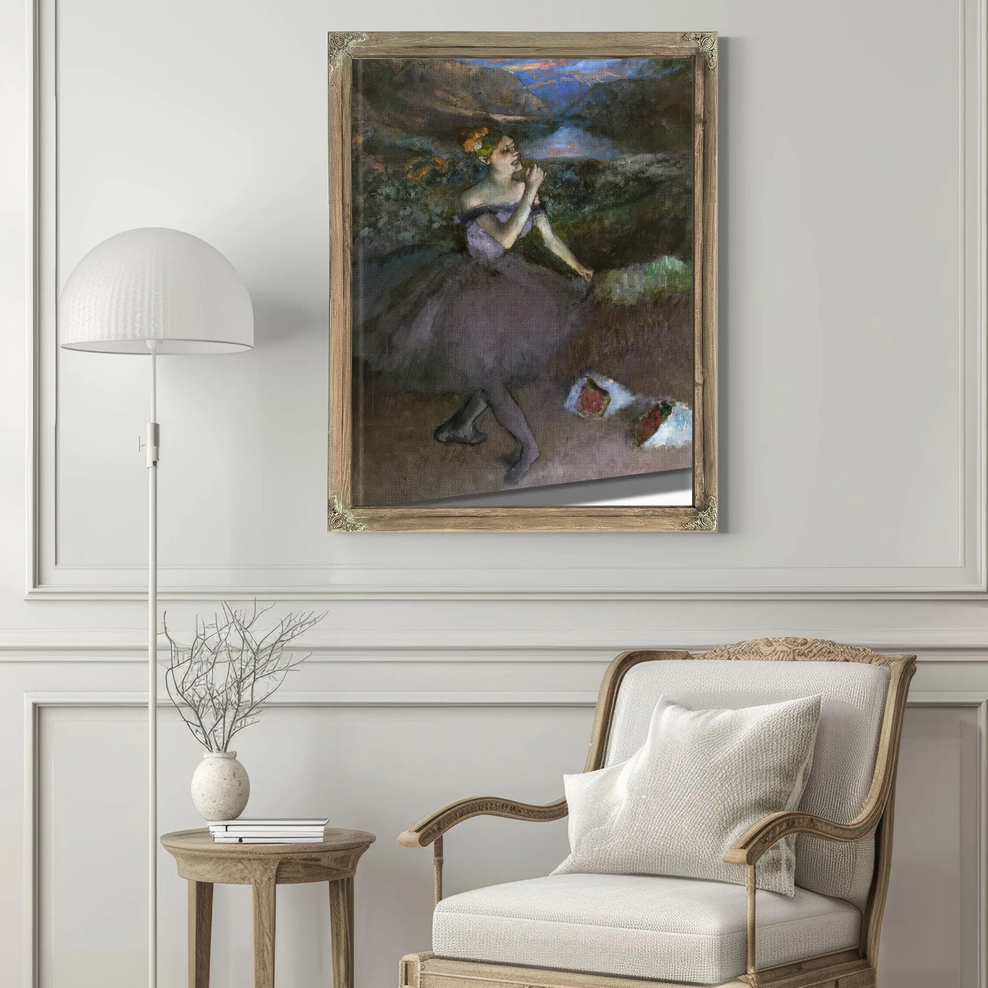 Dancer With Bouquet By Edgar Degas Fine Art Print