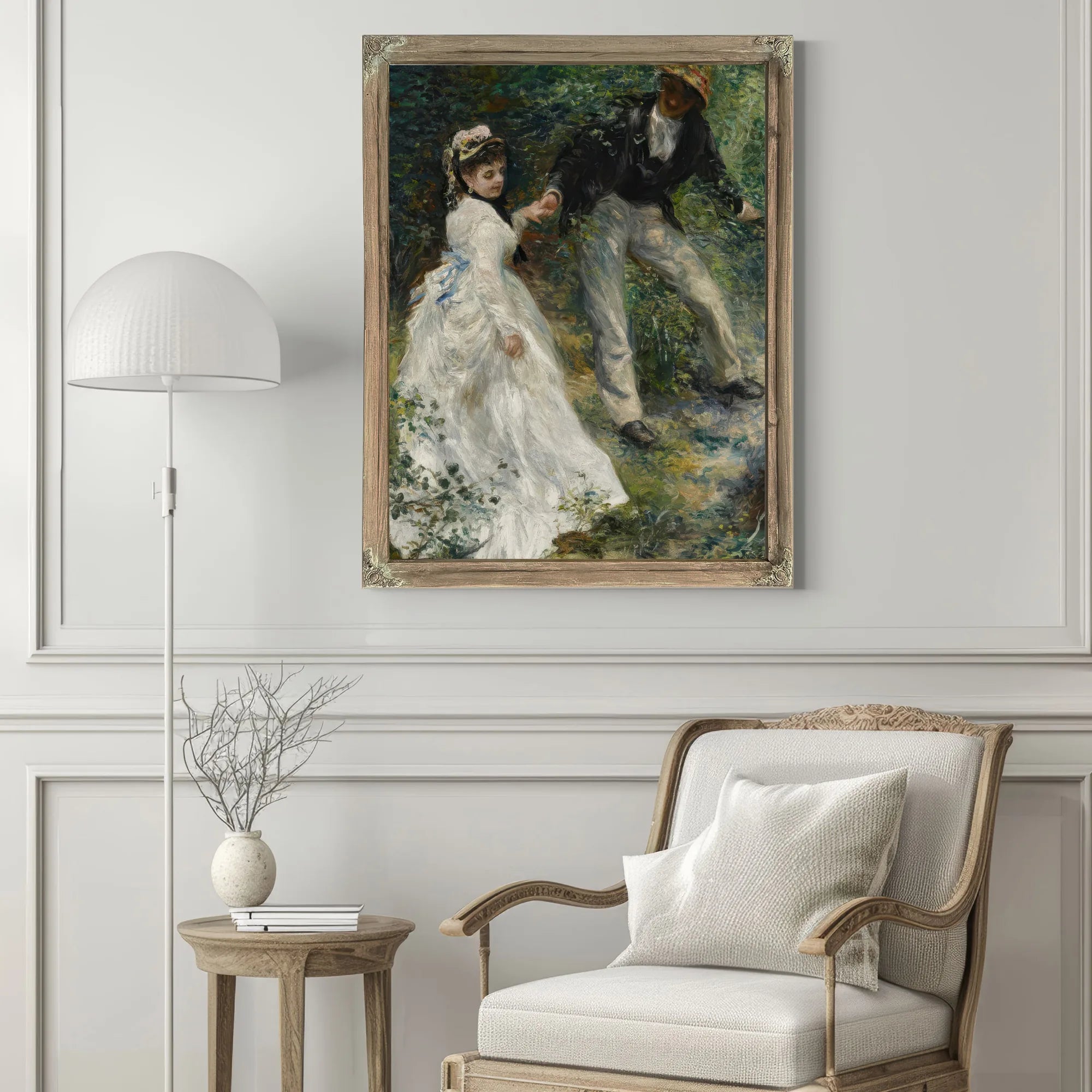 La Promenade By Pierre Auguste Renoir Fine Art Print