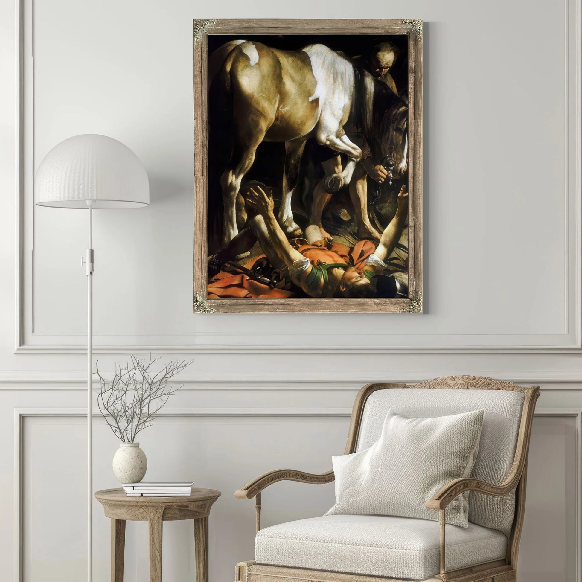 Conversion On The Way To Damascus By Caravaggio Fine Art Print