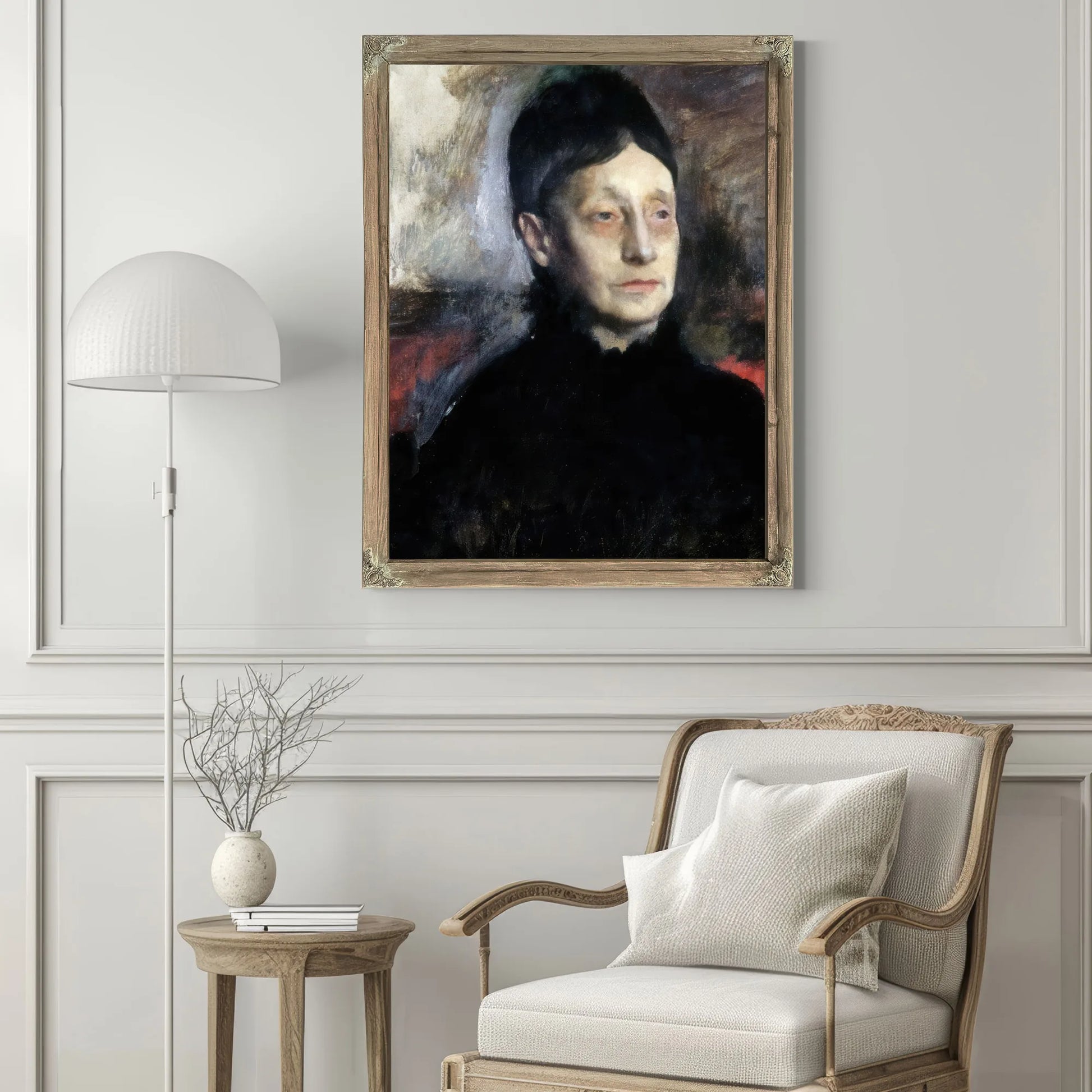 Stefanina Primicile Carafa, Marchioness Of Cicerale And Duchess Of Montejasi By Edgar Degas Fine Art Print