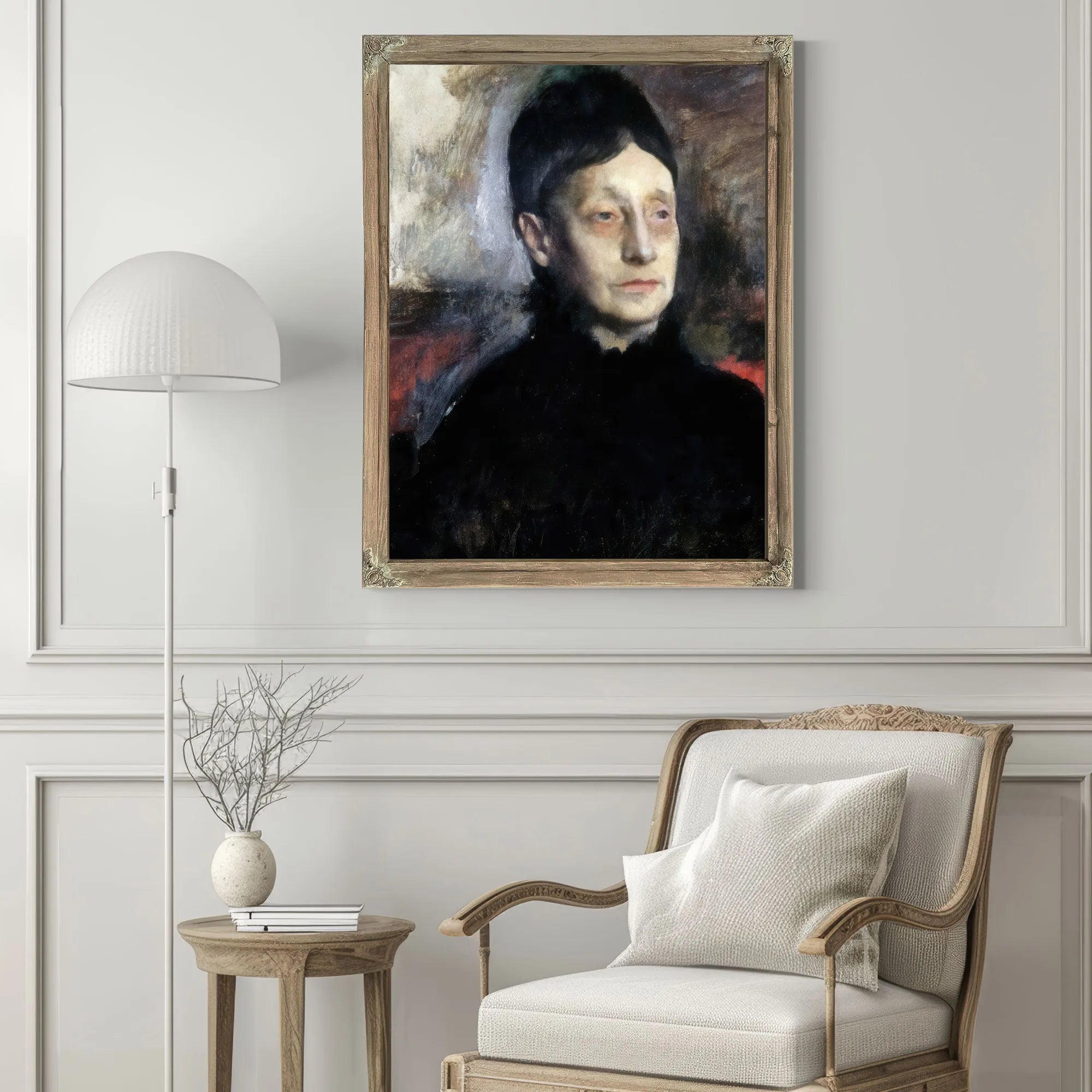 Stefanina Primicile Carafa, Marchioness Of Cicerale And Duchess Of Montejasi By Edgar Degas Fine Art Print