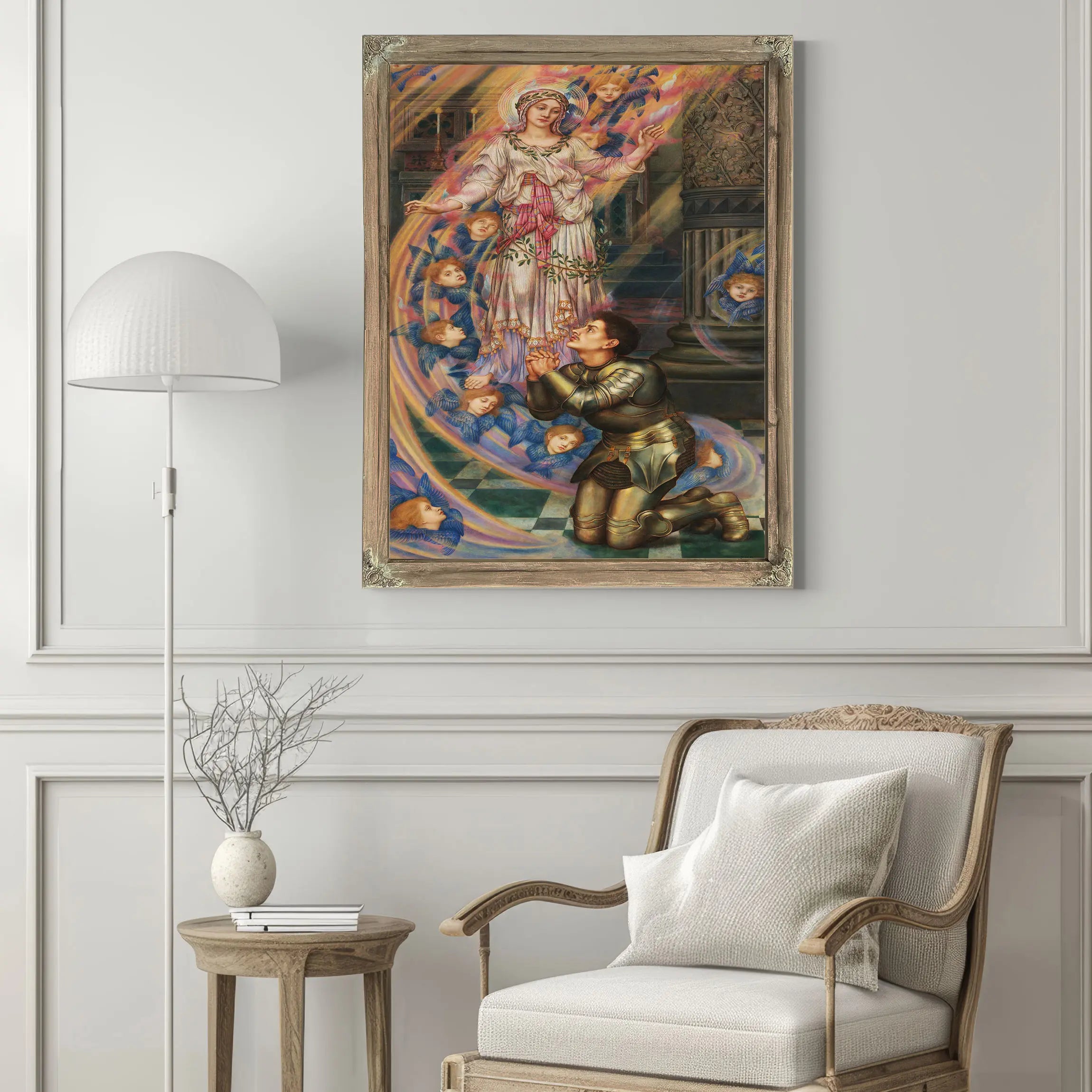 Our Lady Of Peace by Evelyn De Morgan